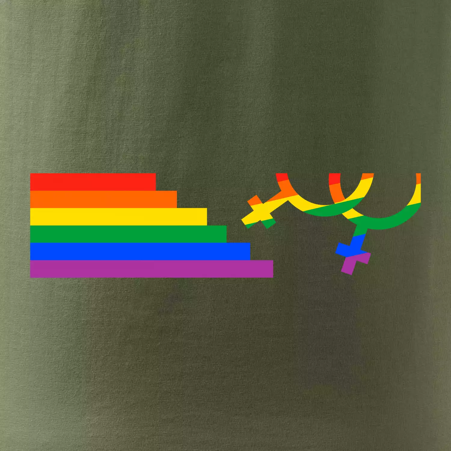 Lesby symbol duha