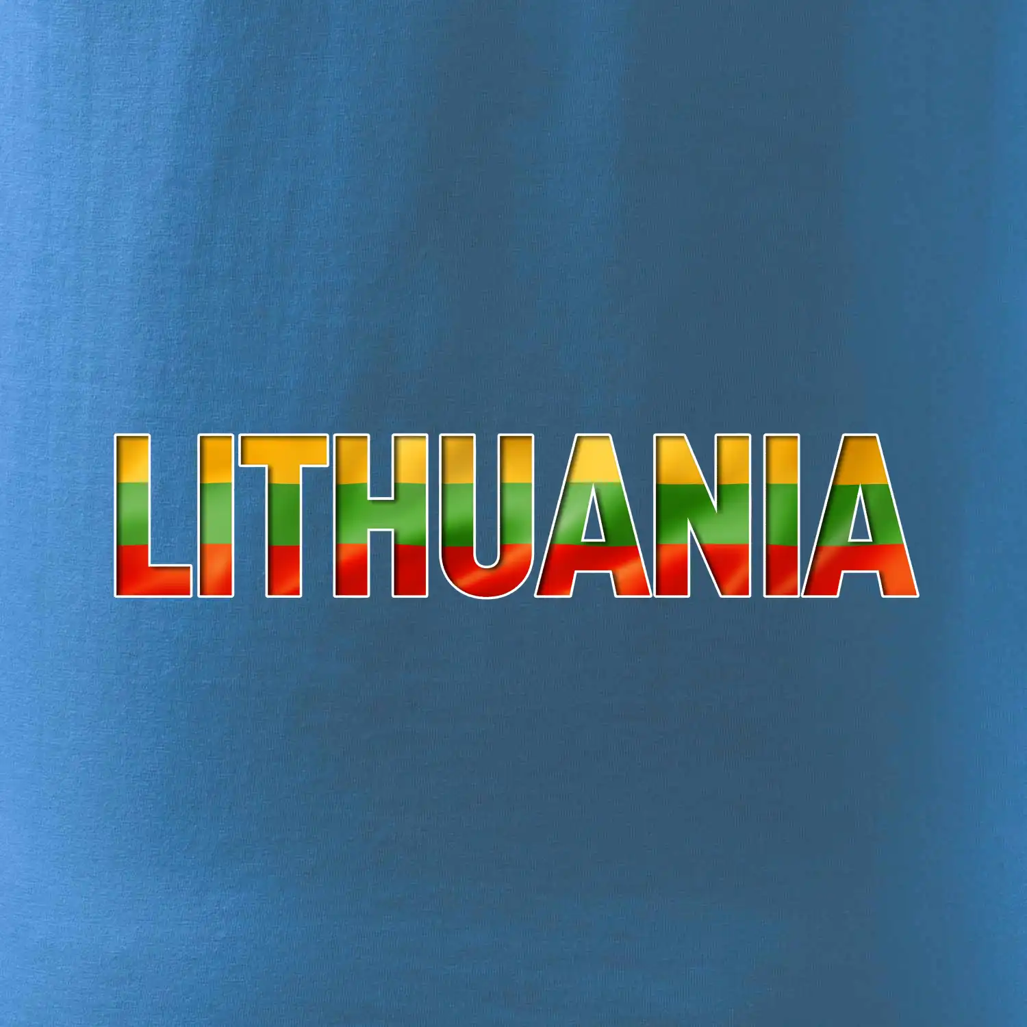Lithuania - nápis vlajka