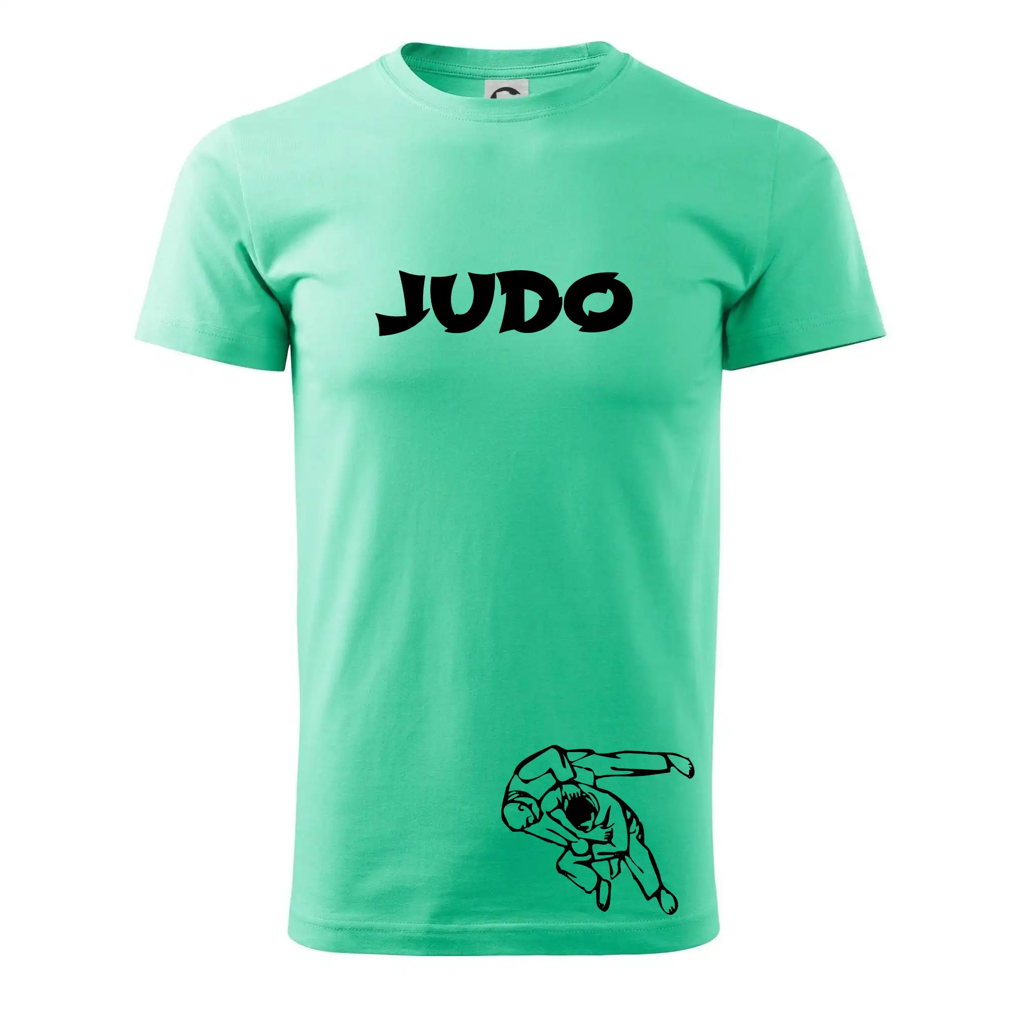 Judo nápis + postavy