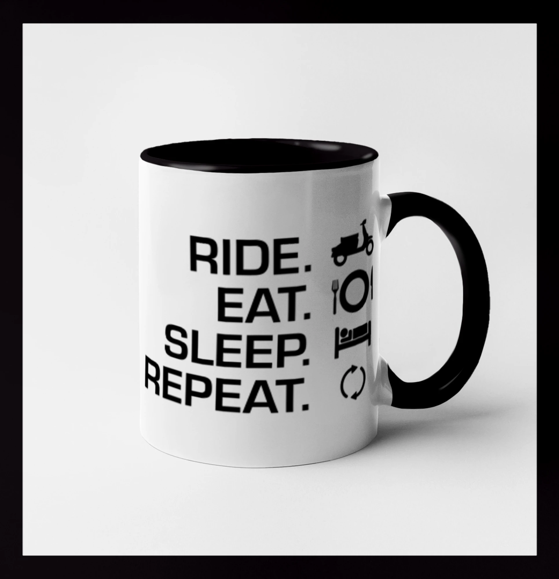 Ride Eat Sleep Repeat moto skútr
