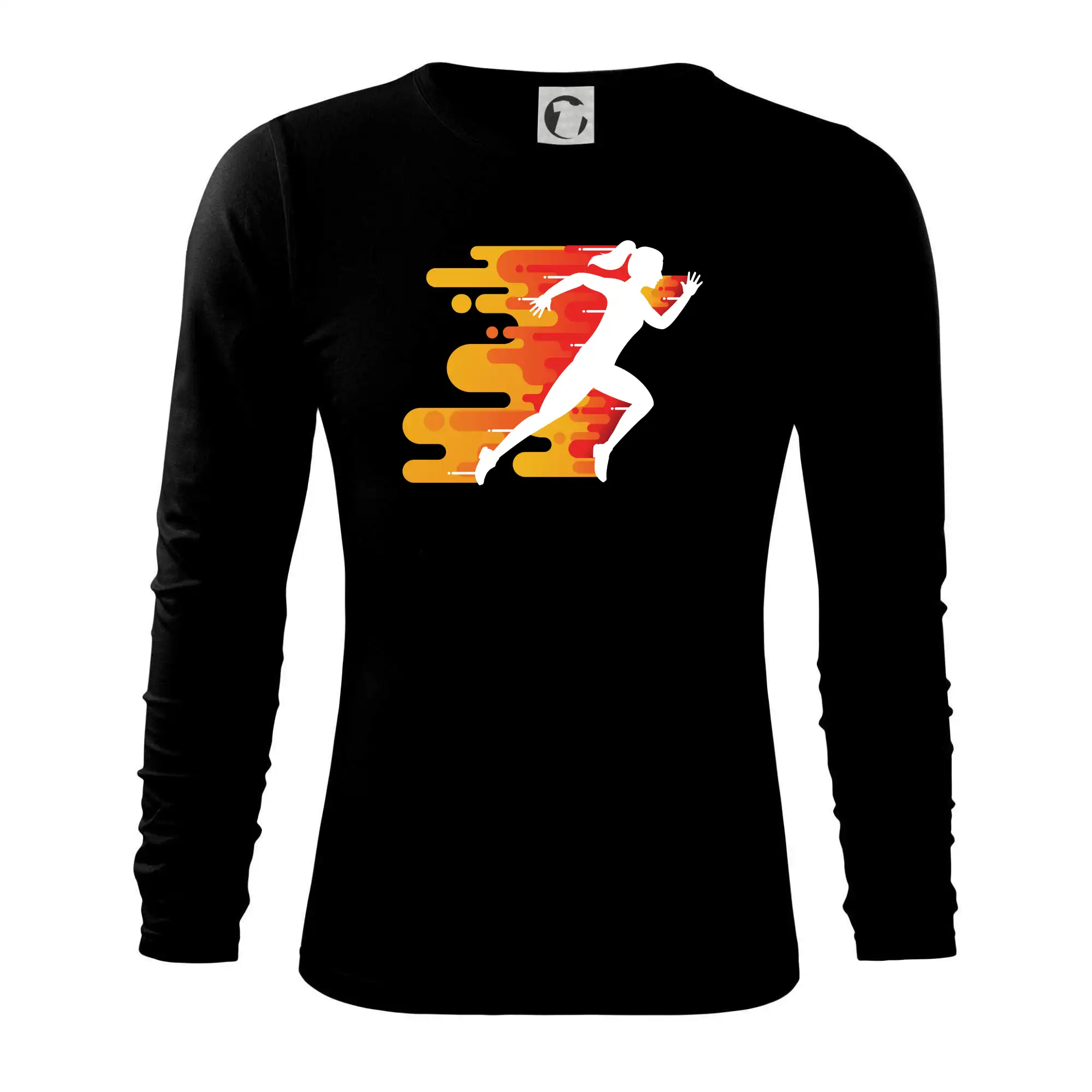 Běhání - oranžová žena