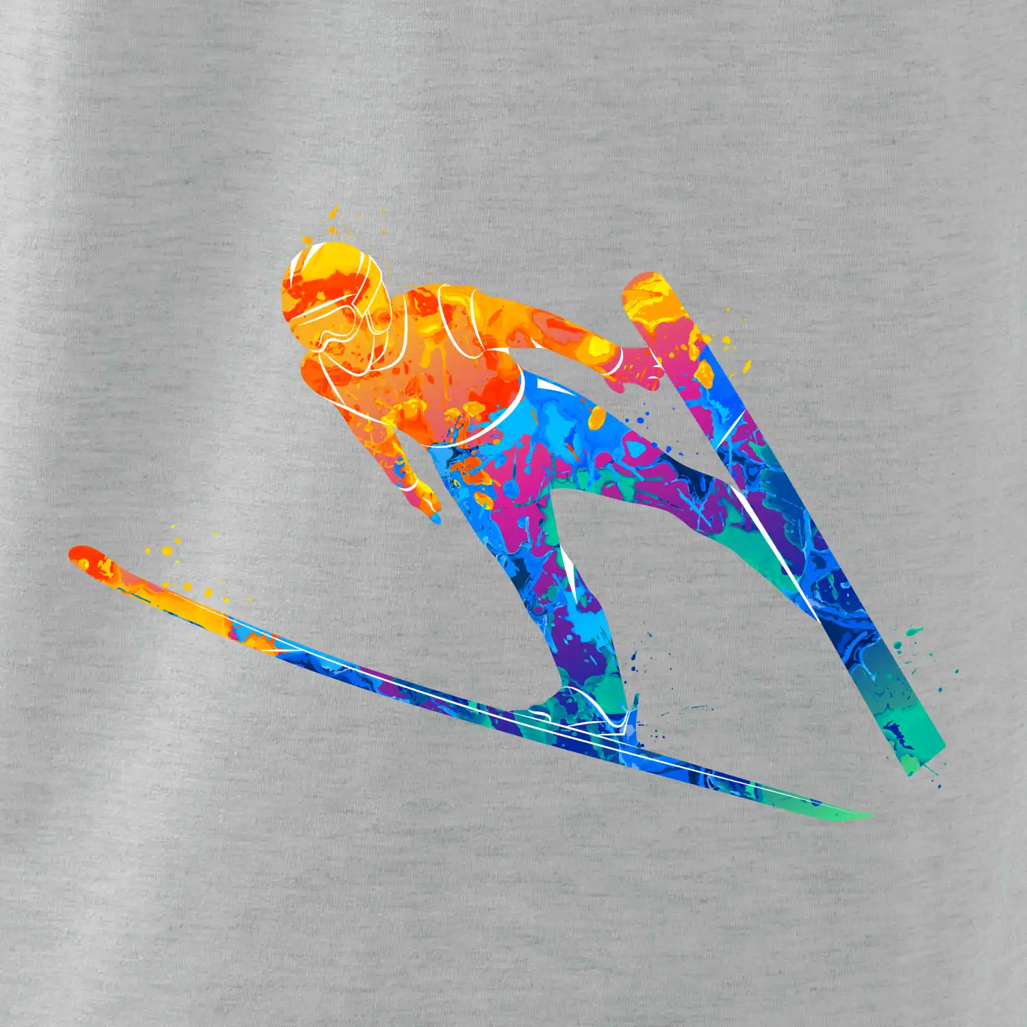 Skokan na lyžích splash