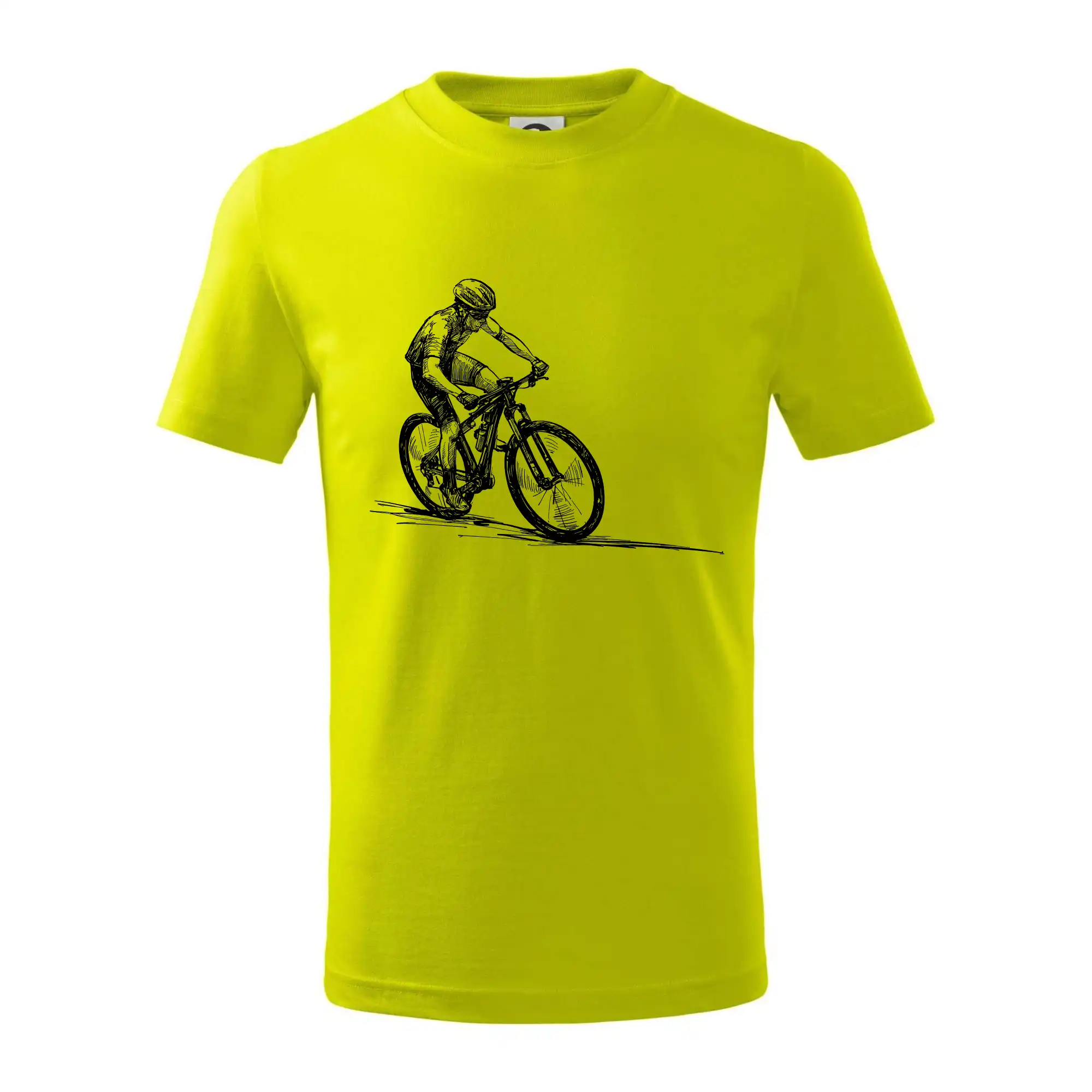 MTB kreslený cyklista