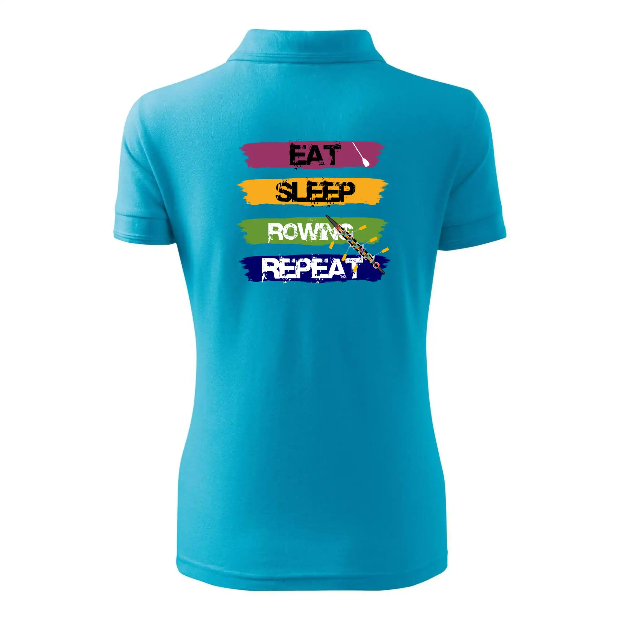 Eat sleep rowing repeat barevné