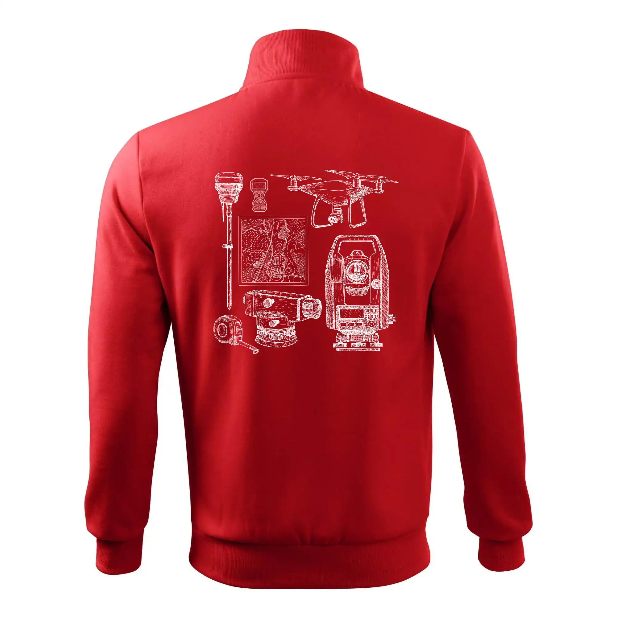 Geodet teodolit dron