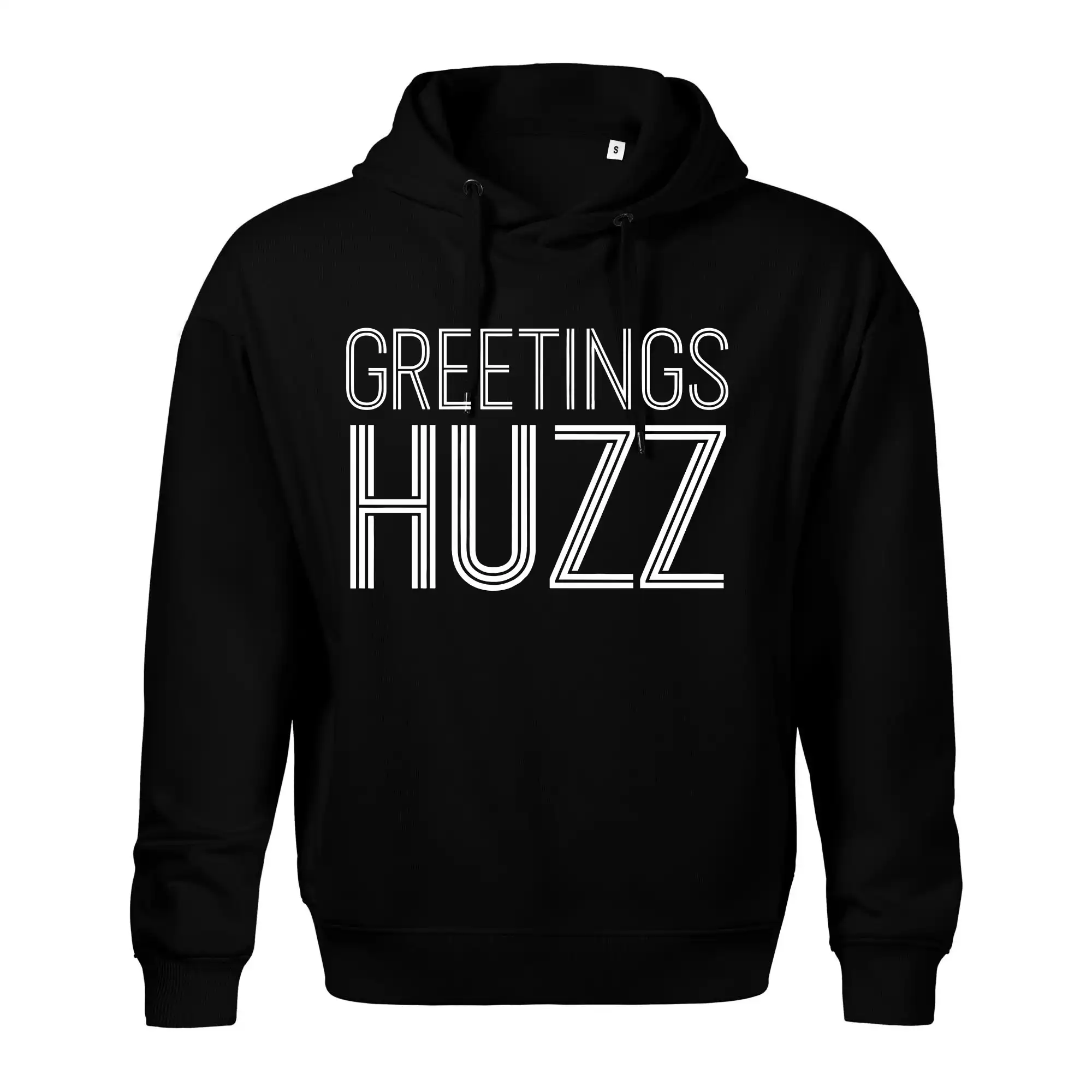 Tričká s motívmi ktoré frčia na internete - Greetings HUZZ - Oversized mikina pánska Moon - kratšia + širšia
