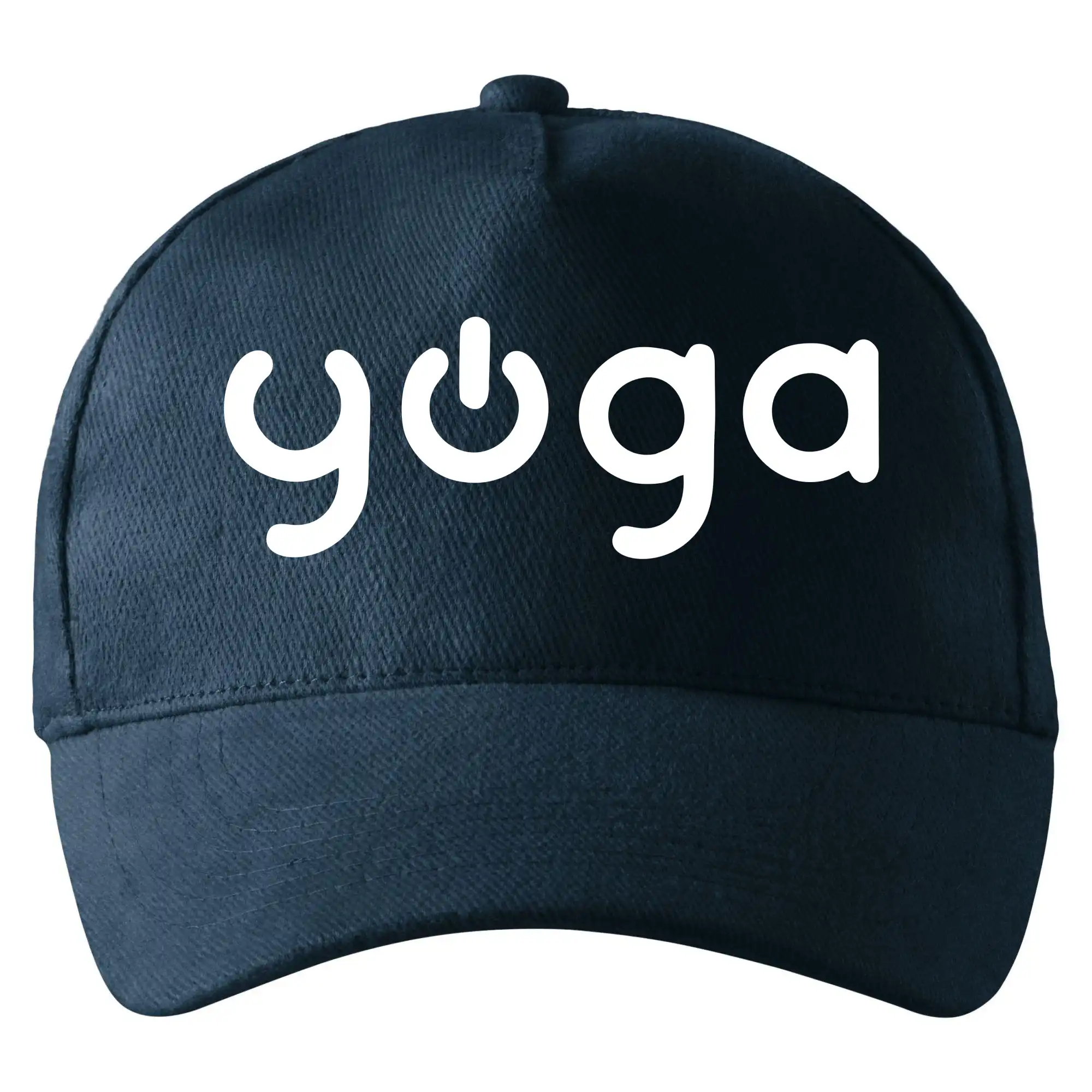 Tričká na jógu - Power yoga logo - Šiltovka so zahnutým šiltom a mosaznou sponou