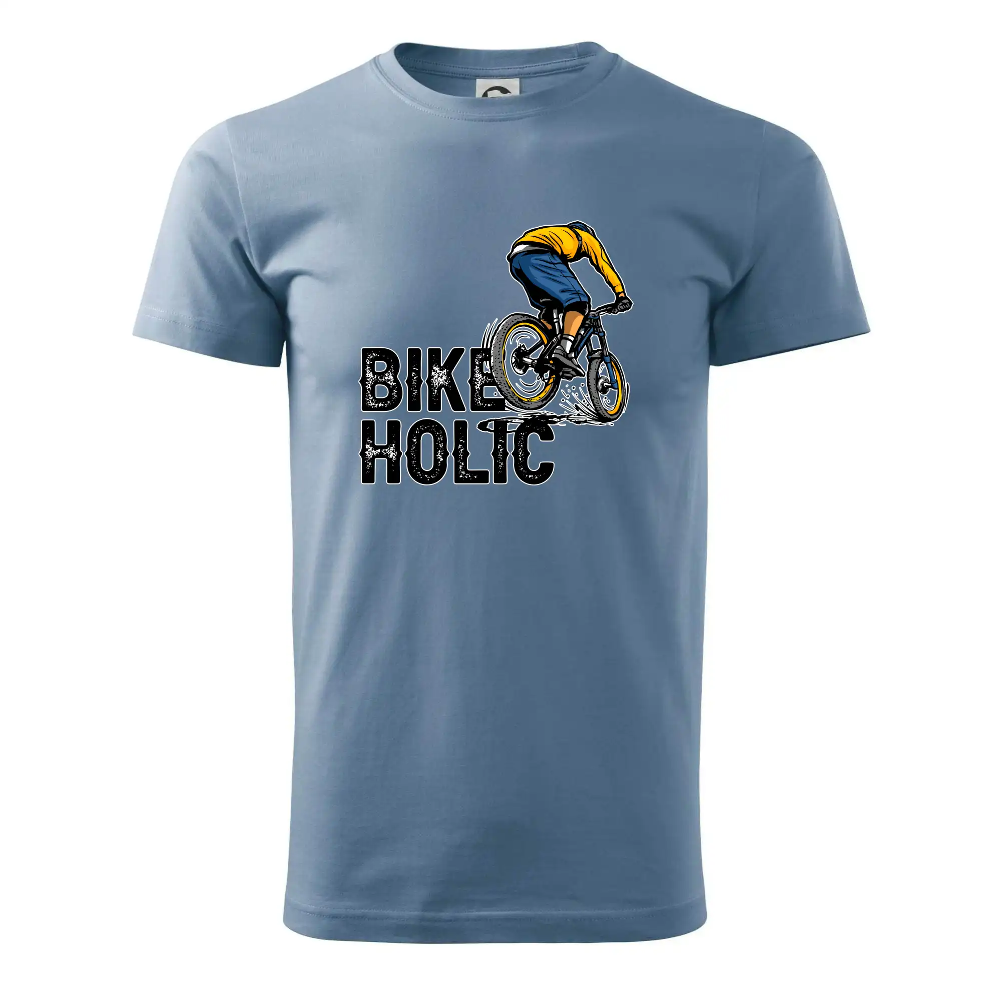 Tričko ako darček pre cyklistu - BikeHolic - Klasické pánske tričko vyššej gramáže