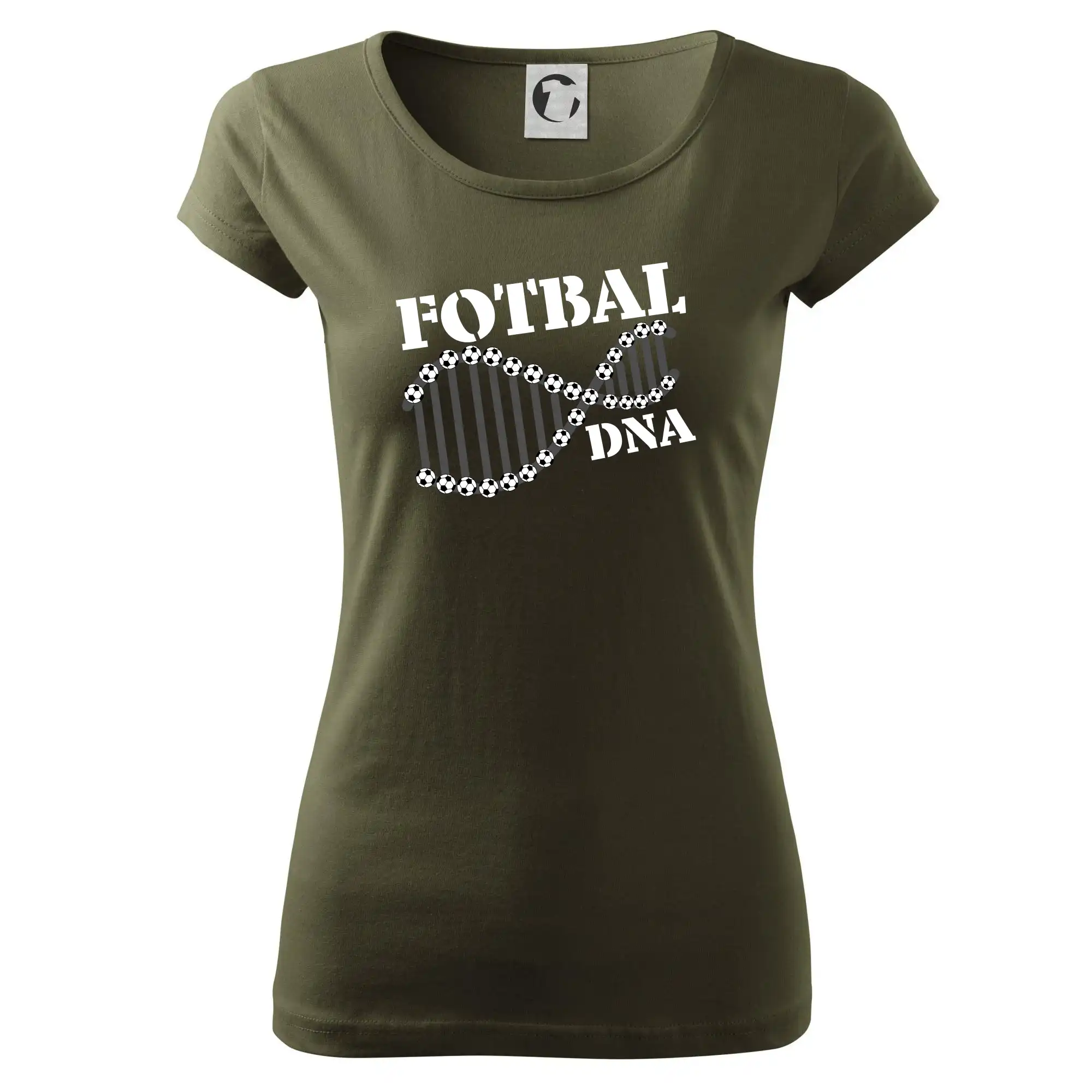Tričká pre futbalistov - Fotbal DNA - Dámske tričko Pure