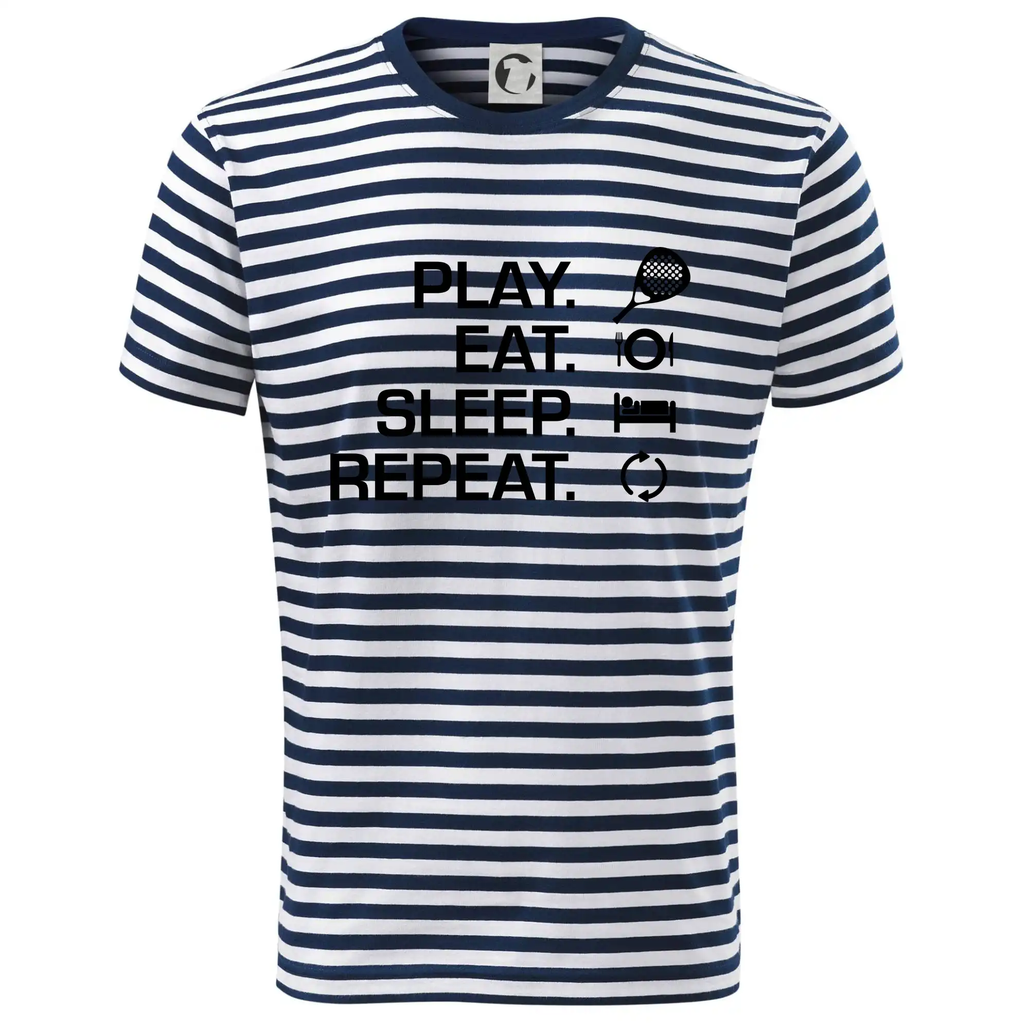 Tričká s motívmi Padel tenis - Play eat sleep repeat padel - Dětské triko na vodu