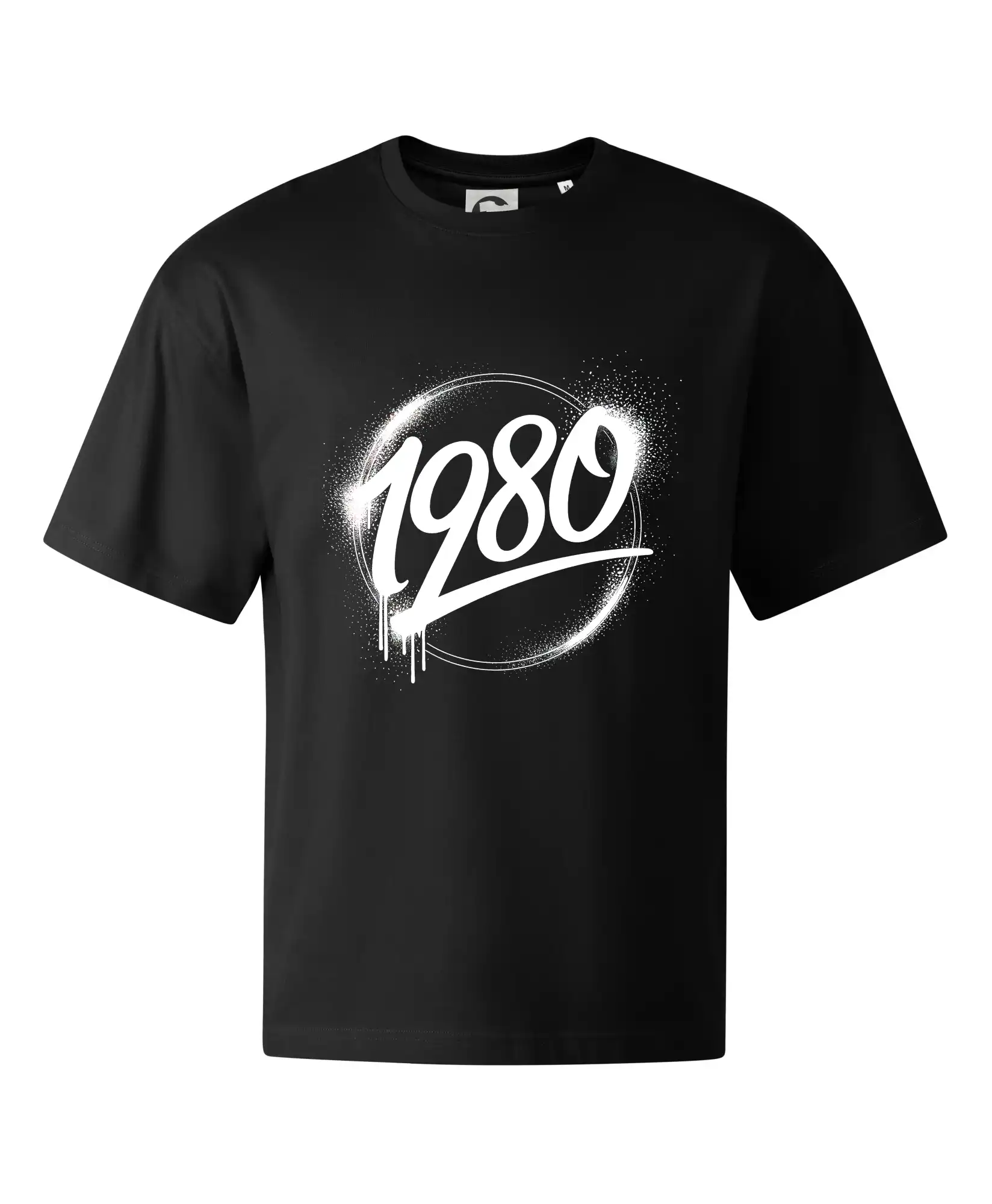 Trička s ročníkom 1980 - Narodeninový ročník graffiti 1980 - Stage unisex - OVERSIZE