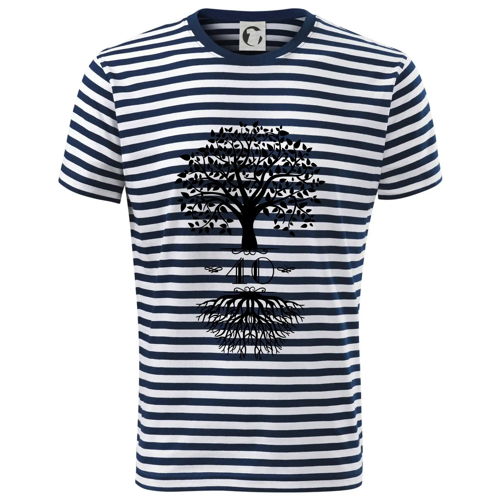 Tričko k štyridsiatke - Narodeninový strom 40 - Tričko na vodu