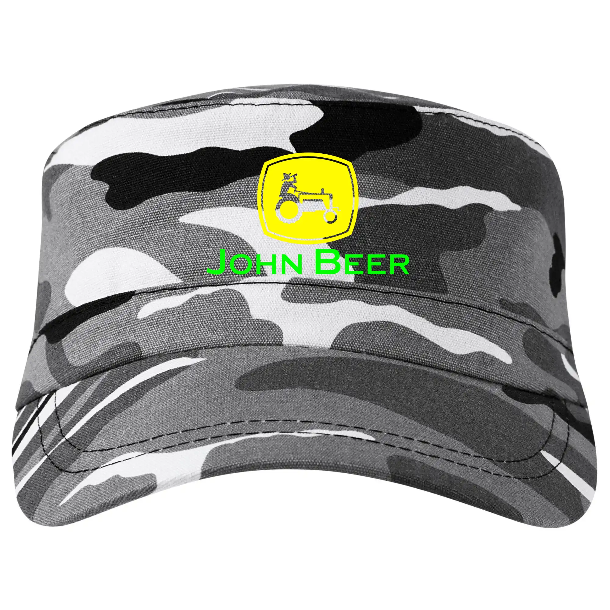 John Beer traktor - Šiltovka CAMO