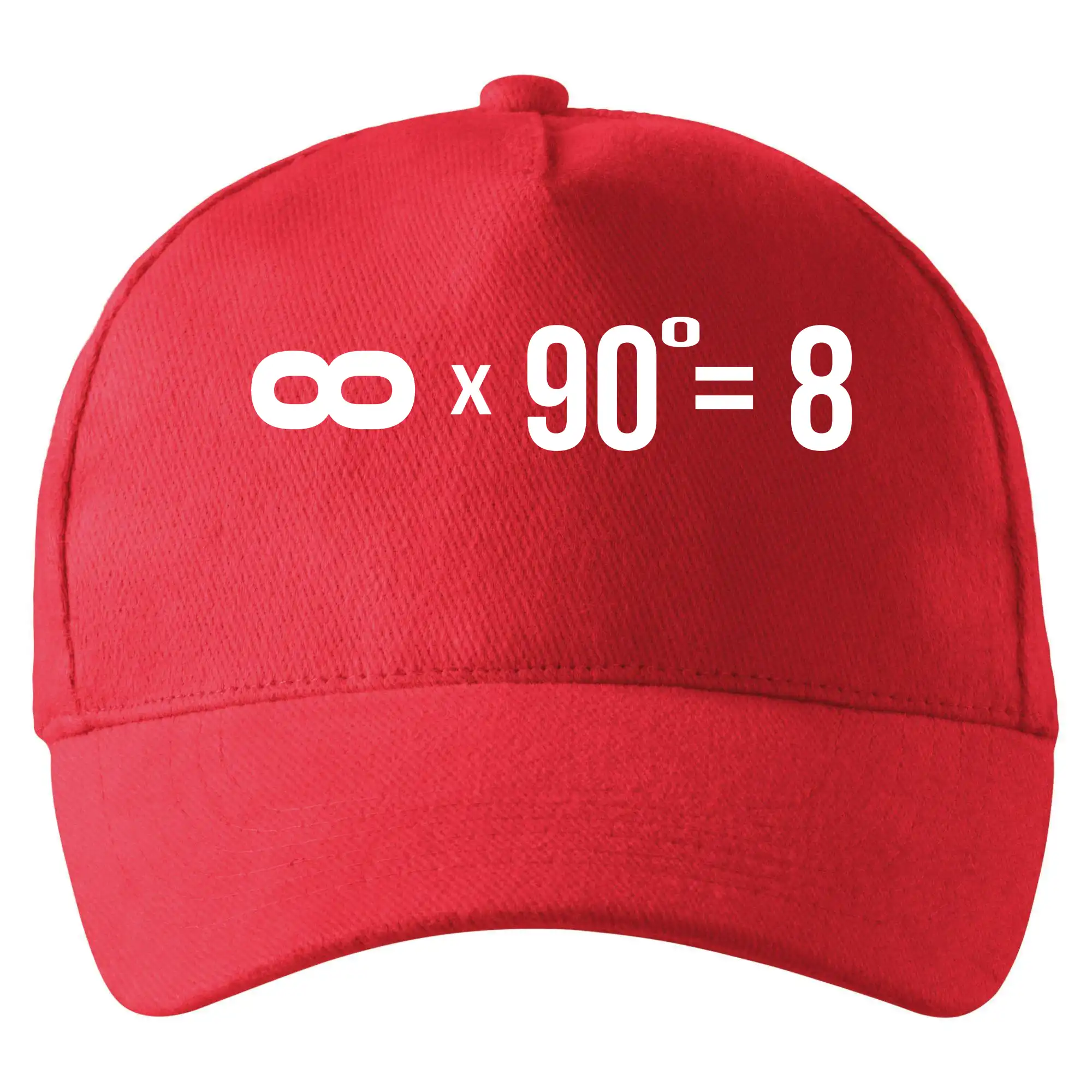 Vtipné tričká pre matematiky - Nekonečno matematika - Šiltovka so zahnutým šiltom a mosaznou sponou