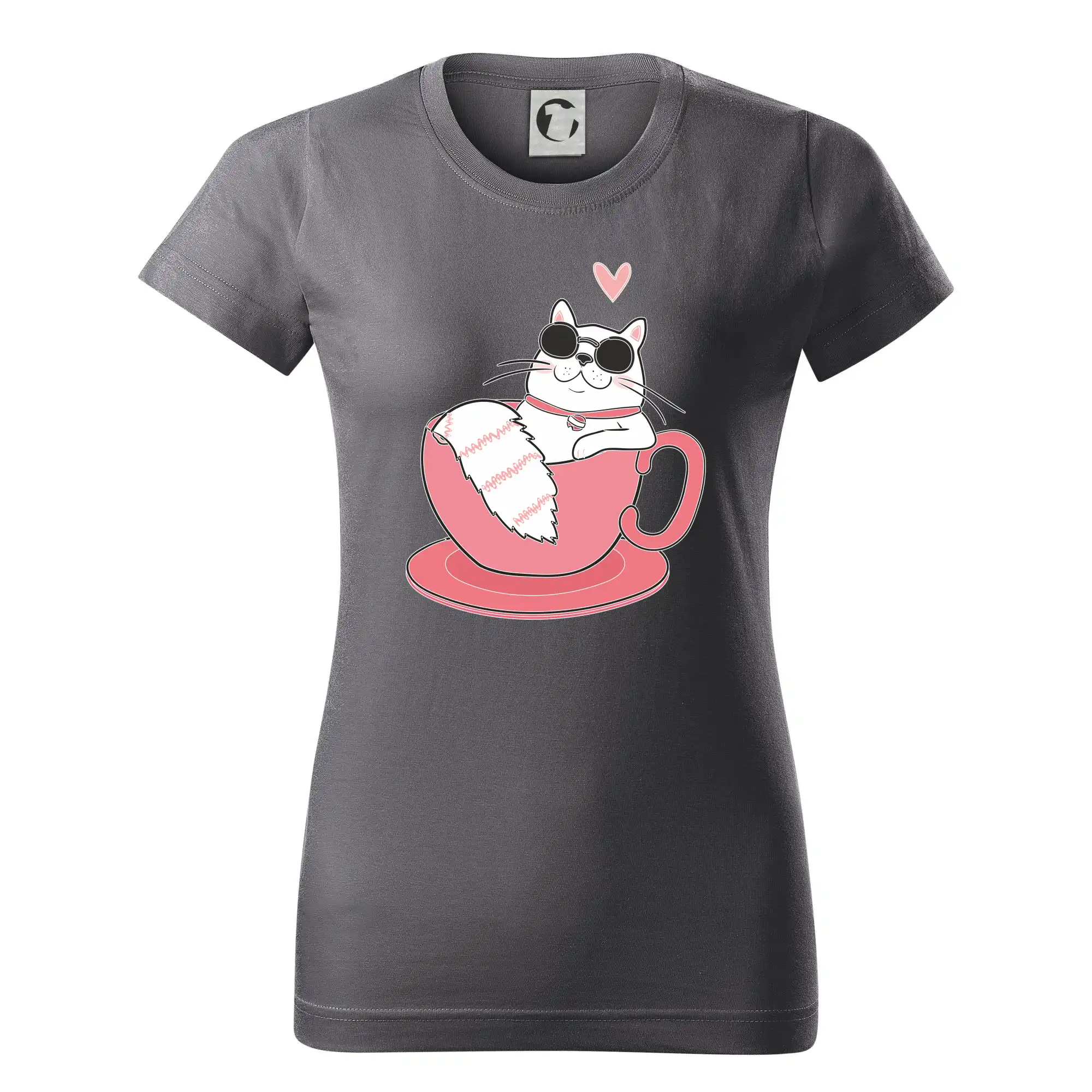 Hustá kočka v hrníčku