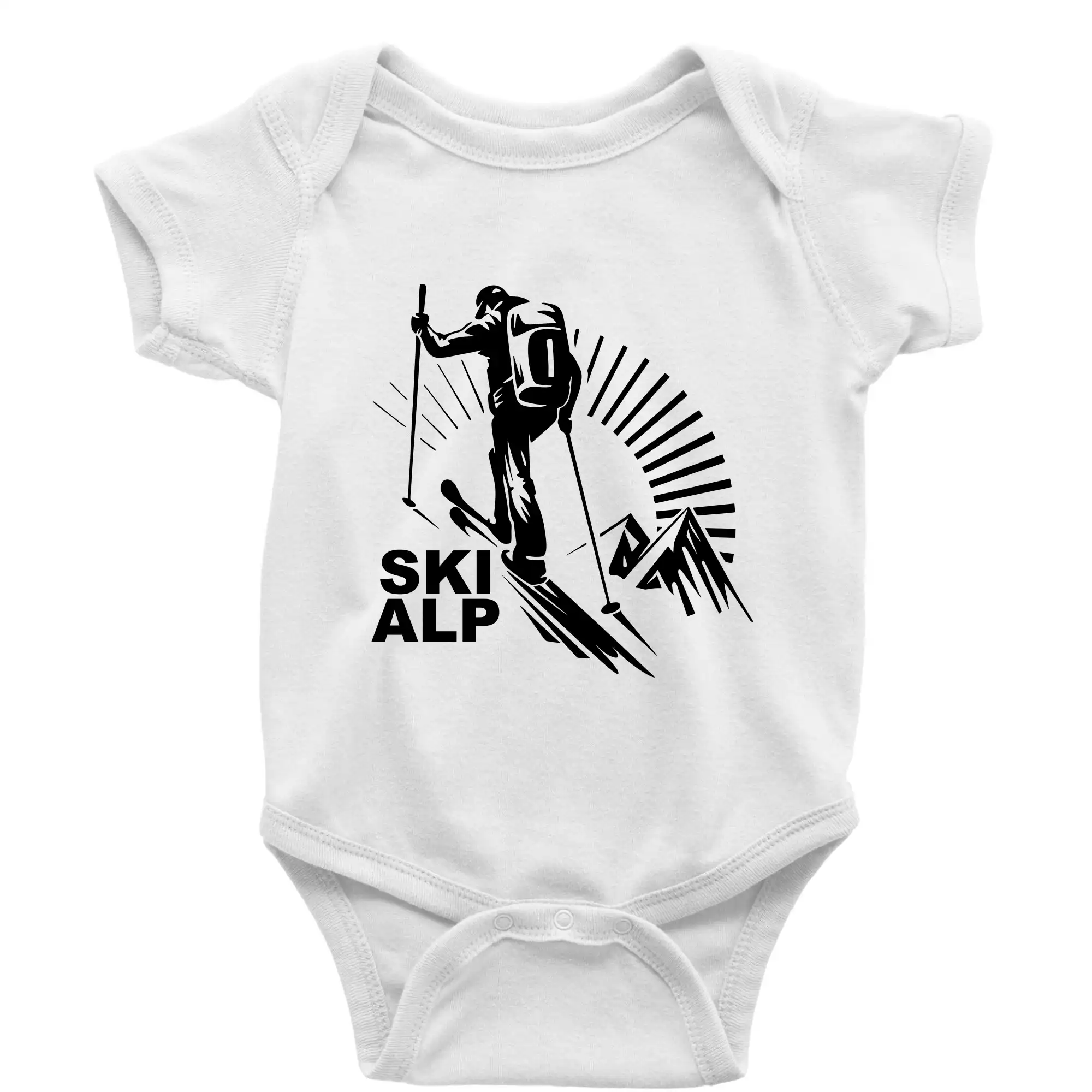 Lyže a Snowboard - Skialp trip - Body dojčenské s krátkym rukávom