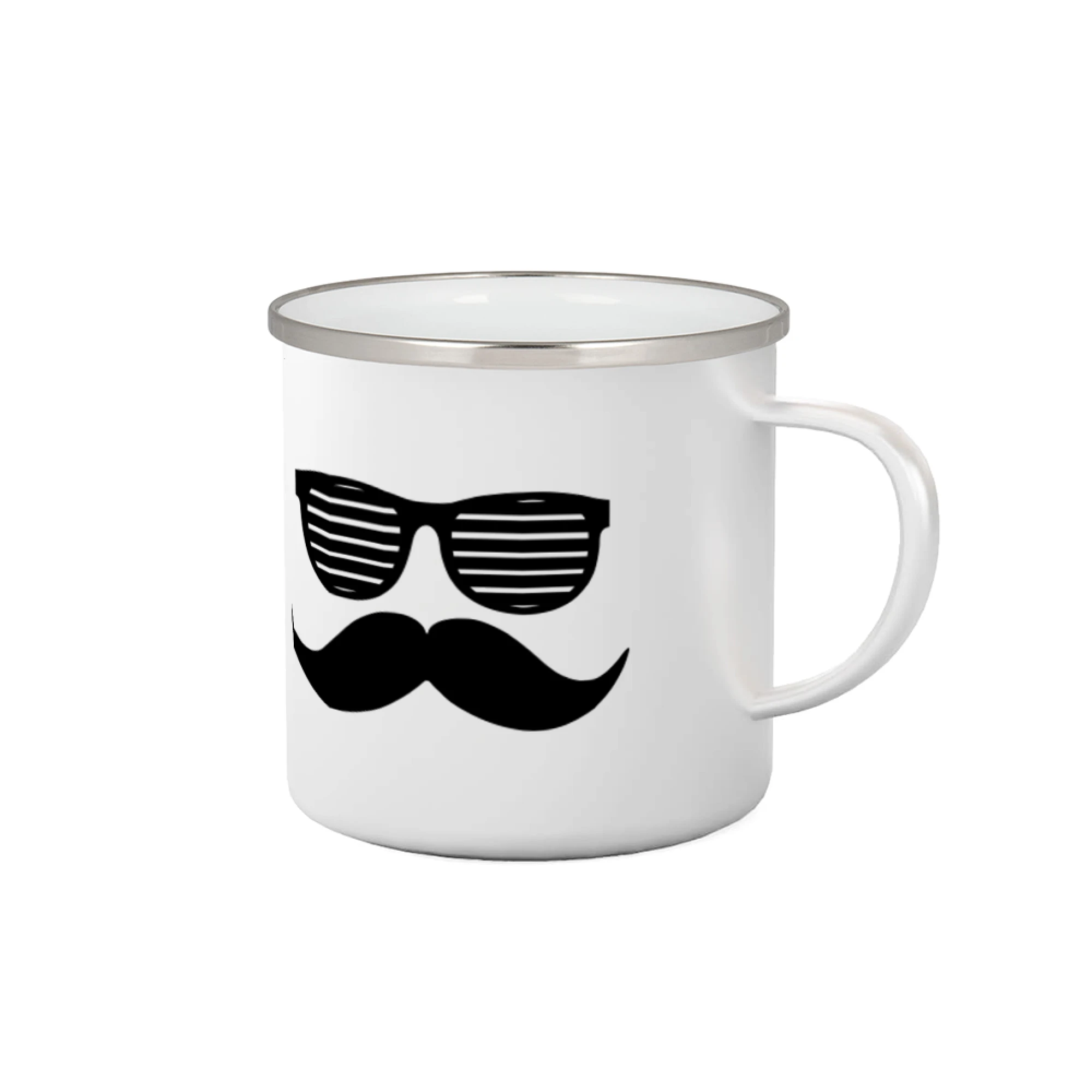 Tričká s fúzikmi - Mustache okuliare - Plecháčik