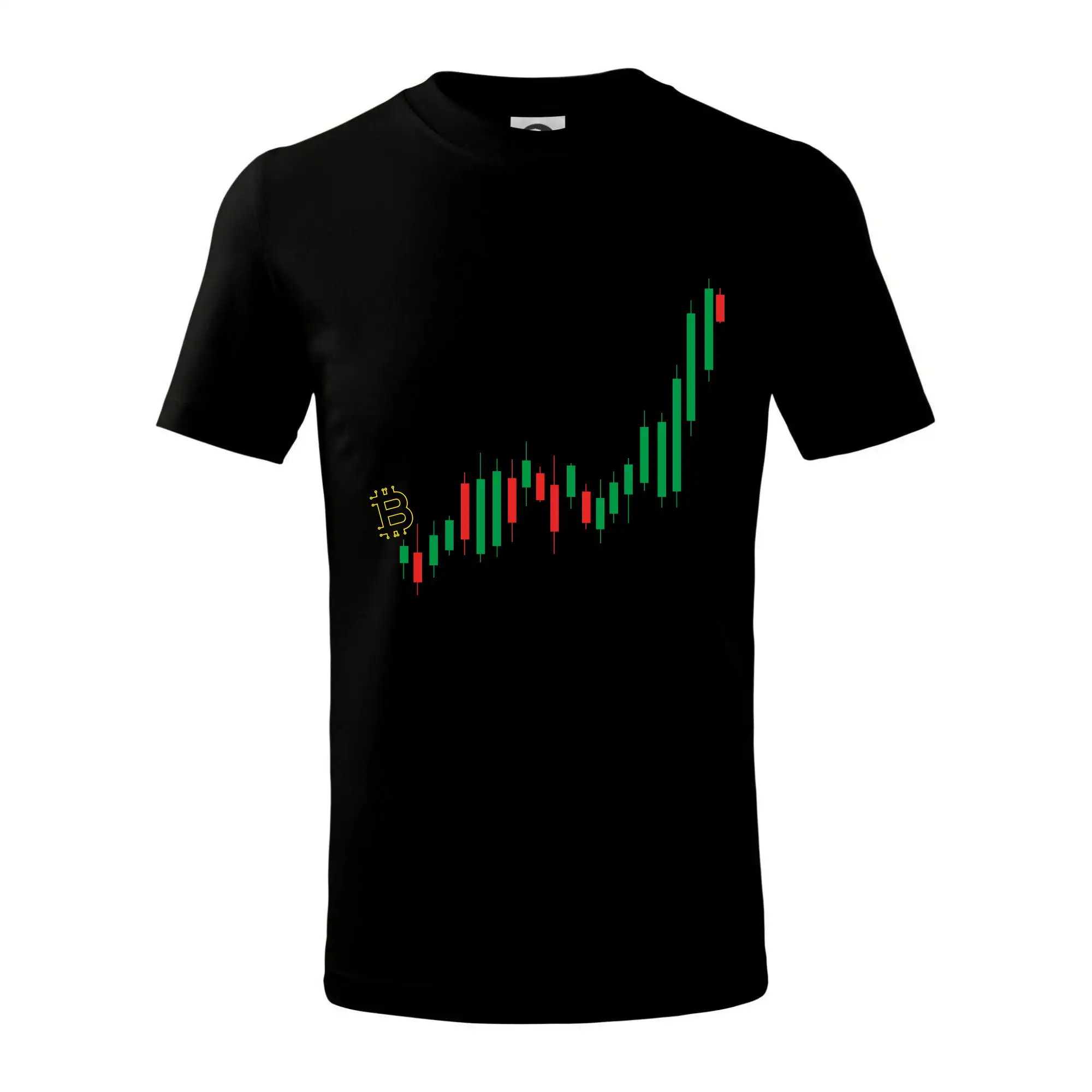 Bitcoin candle bar - Tričko detské bavlnené