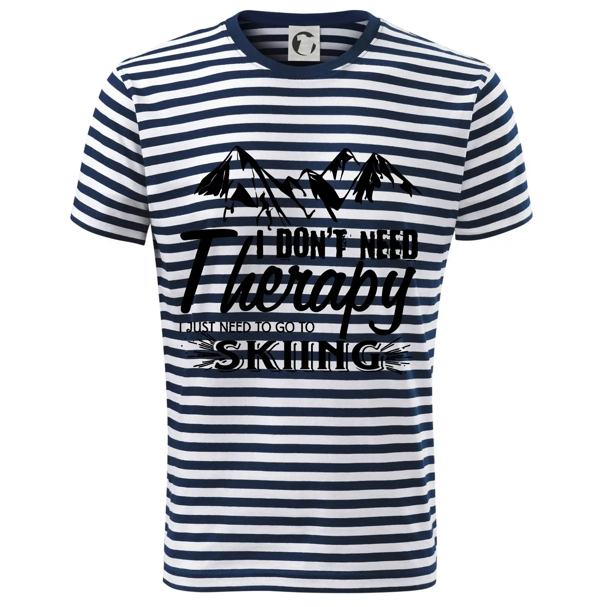 Lyže a Snowboard - I dont need therapy - Skiing - Dětské triko na vodu