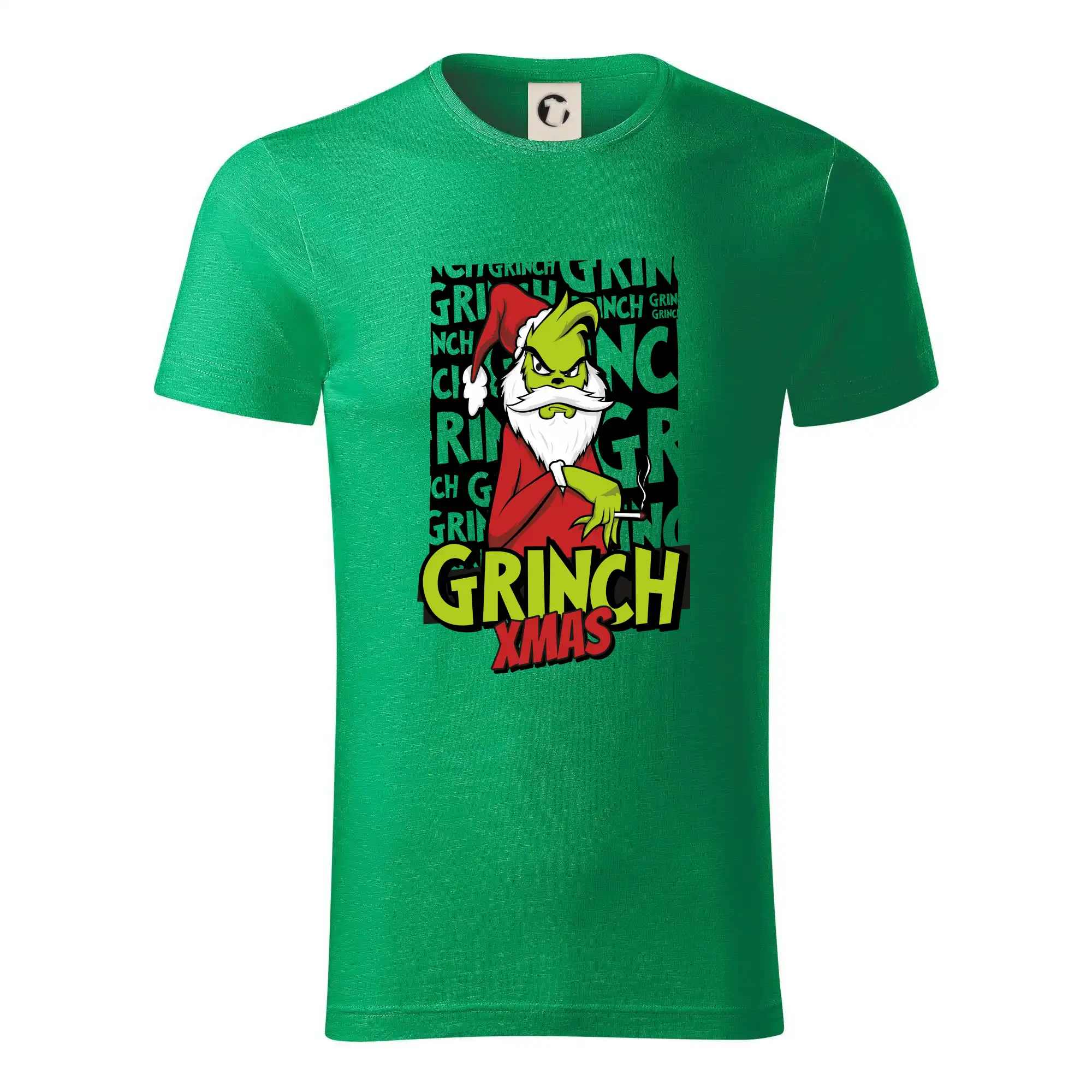 Vianočné tričká - Grinch Xmas - Tričko z organickej bavlny