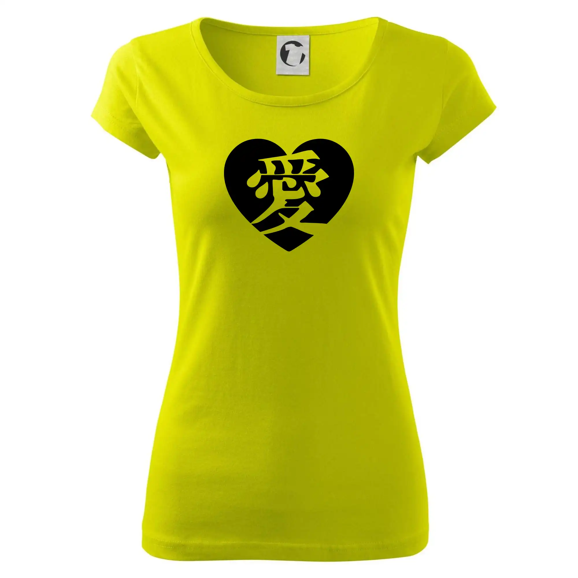 Tričká pre zamilovaných - Láska japonština čínština - Dámske tričko Pure