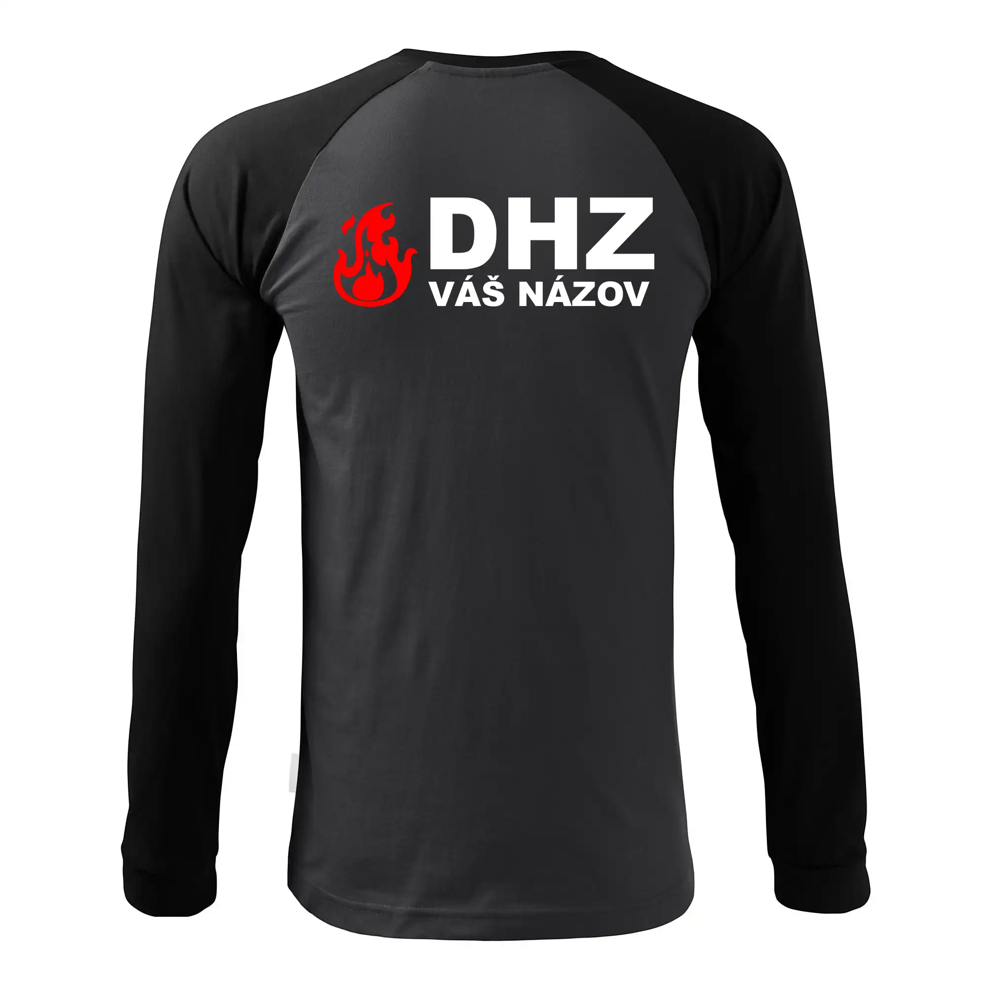 DHZ (oheň, firesport, názov sboru - vlastný nápis)