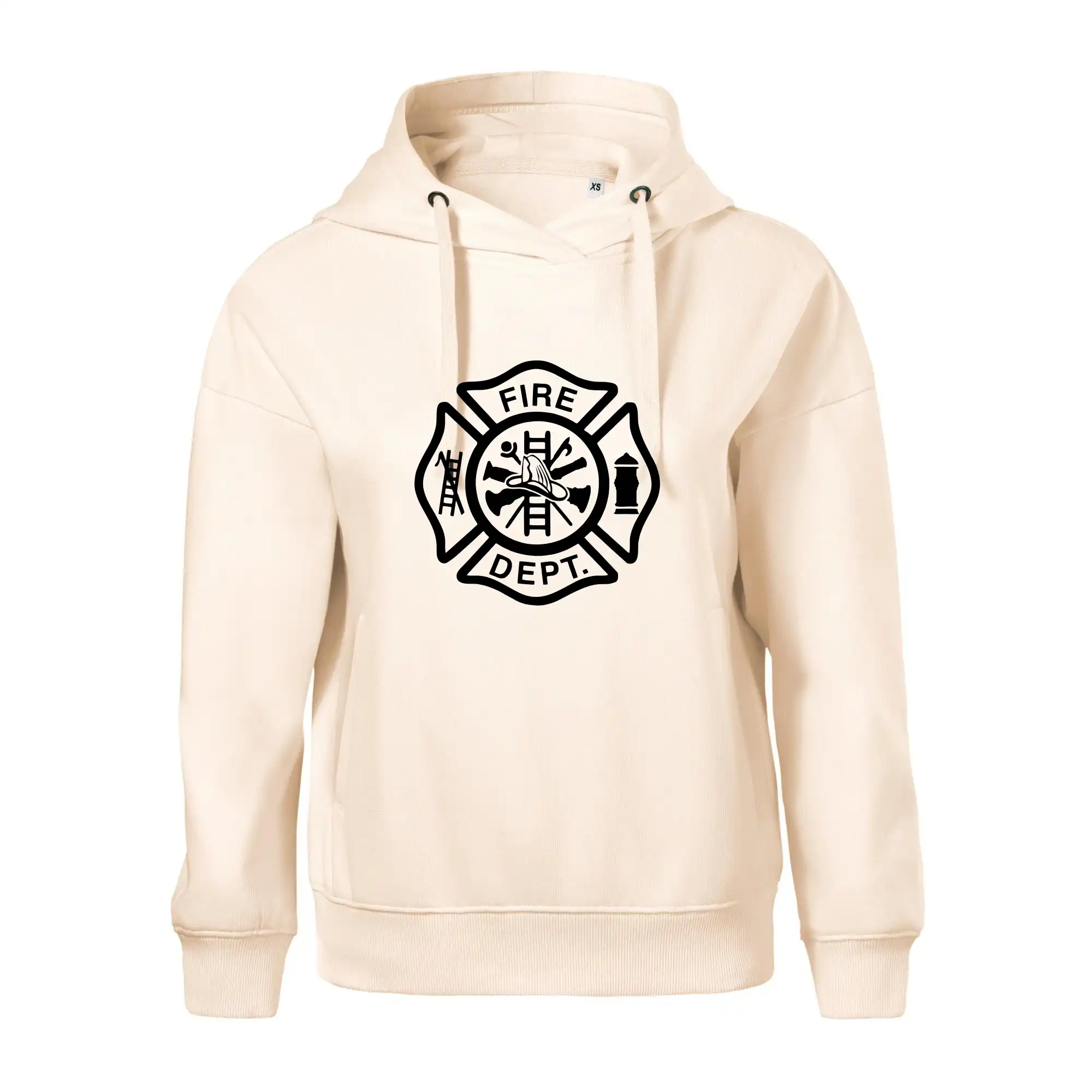 Originálne tričká pre hasičov - Fire dept. logo - Oversized mikina dámská Moon - kratšia + širšia