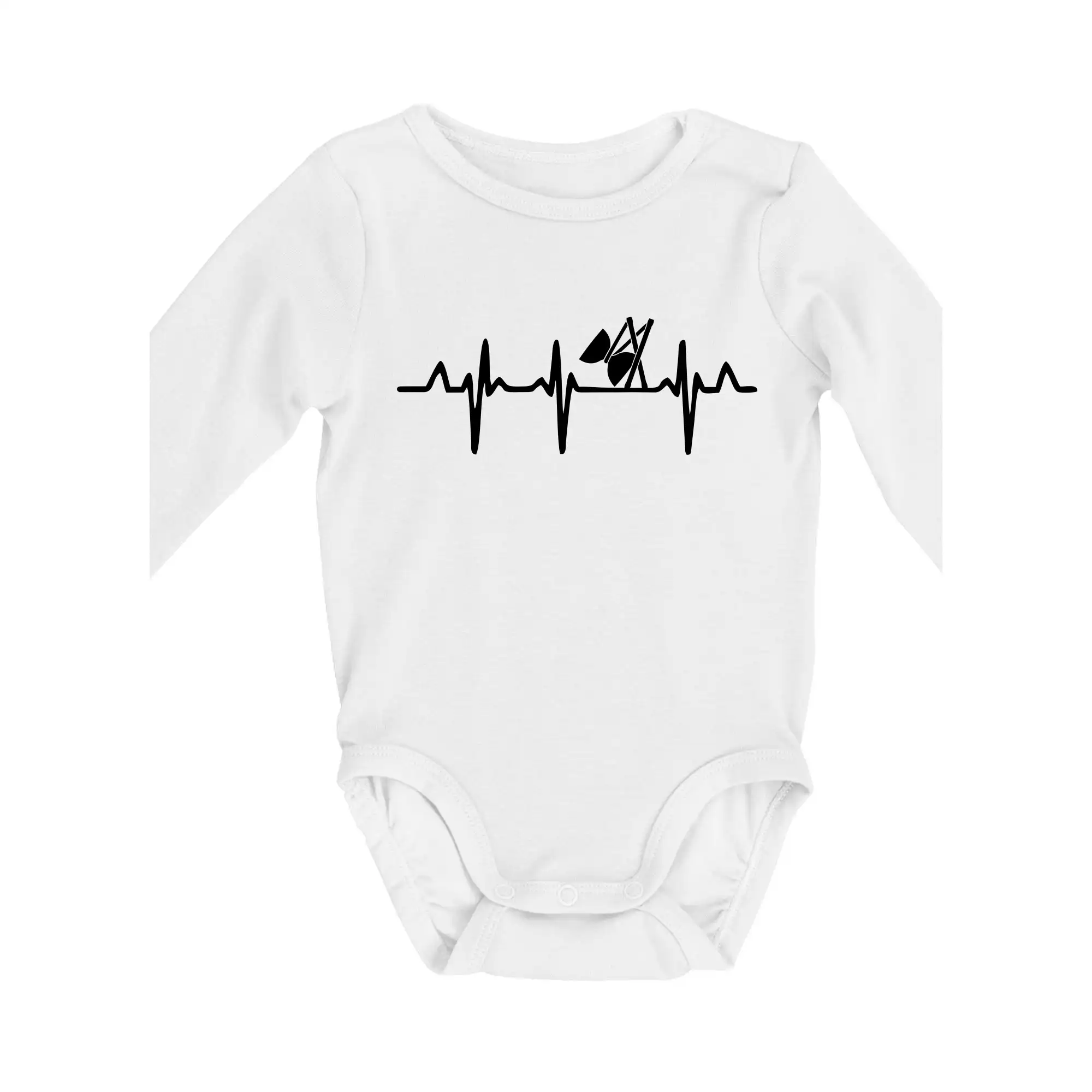 Ostatné športy - EKG diabolo - Body dojčenské s dlhým rukávom