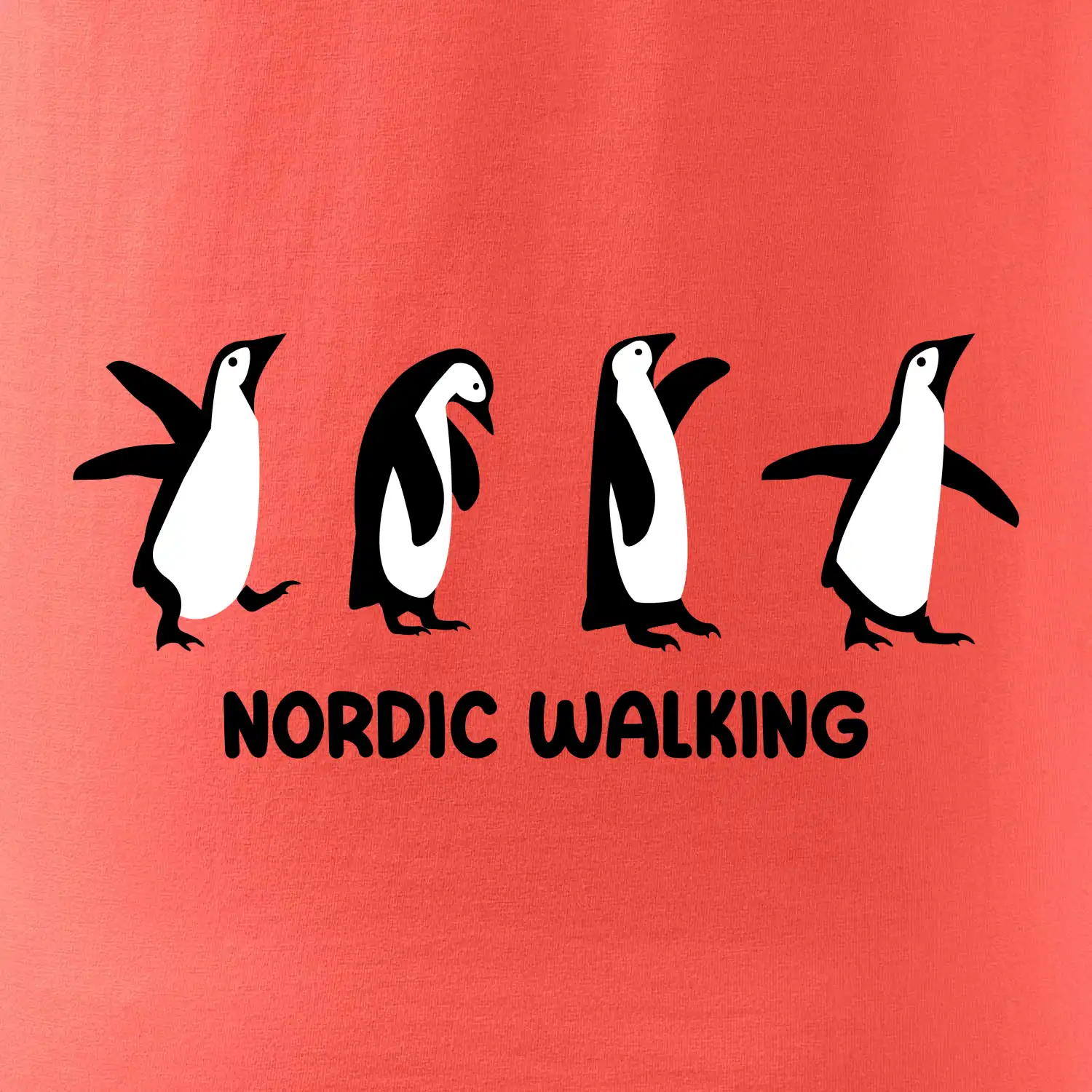 Nordic walking tučňáci - kreslení