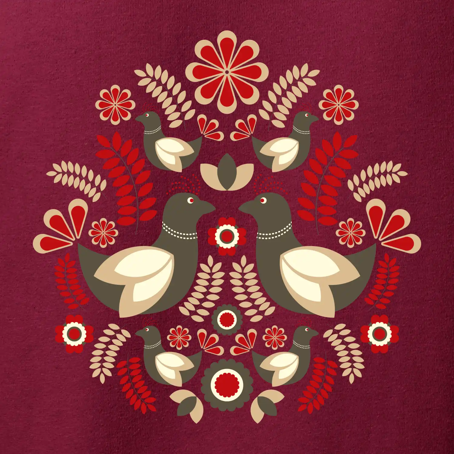 Folklór - hnědí ptáčci