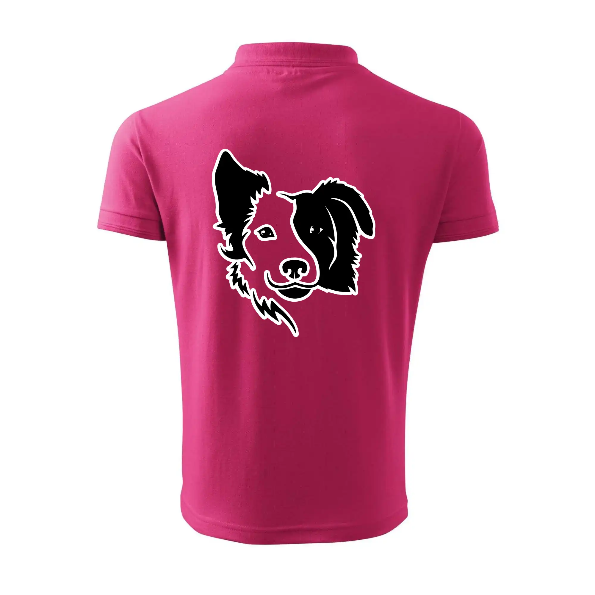 Border kólie obrys hlavy