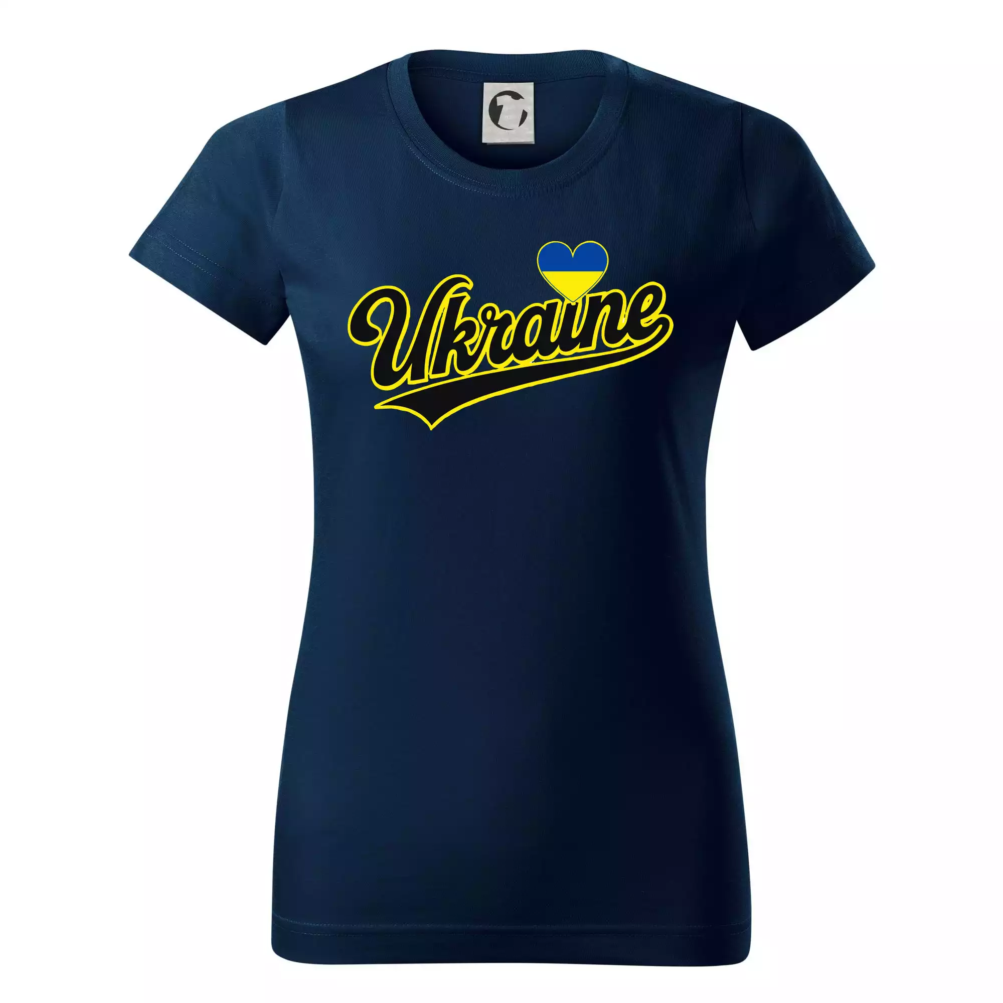 Ukraine - nápis černý