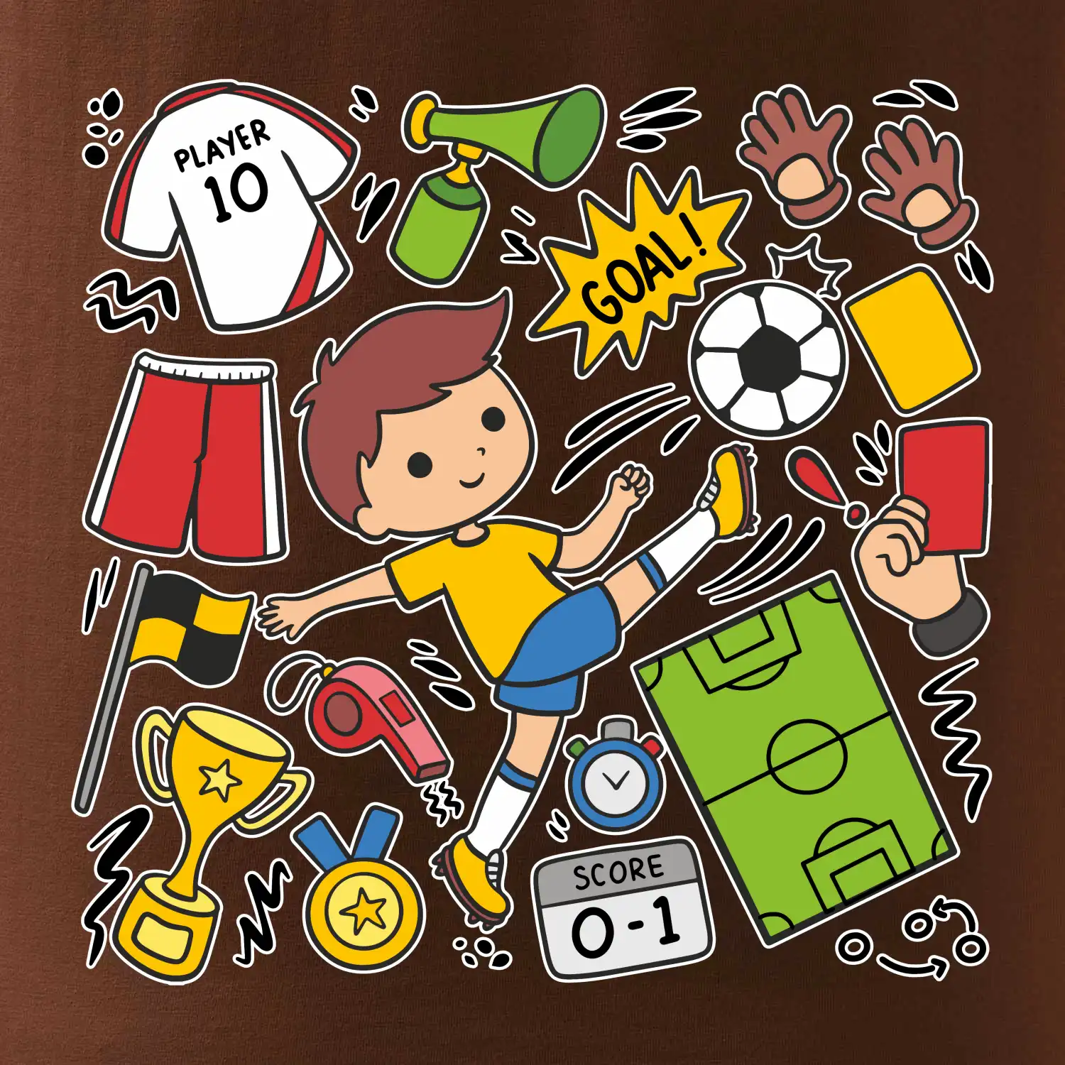 Malý fotbalista ikony