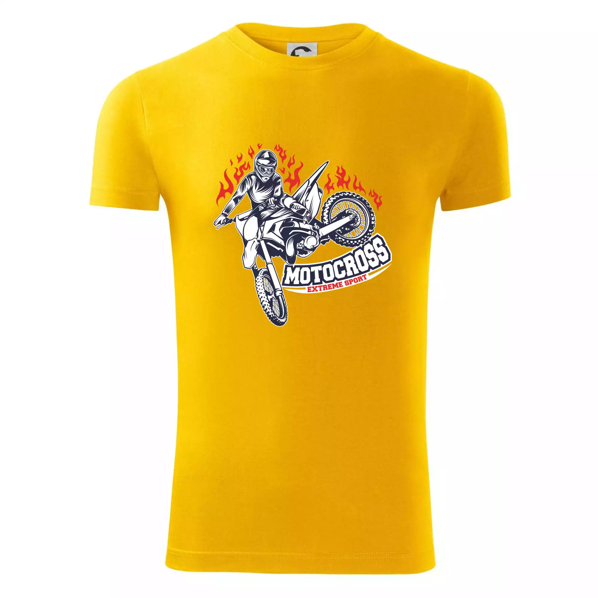 Motocross extreme sport fire
