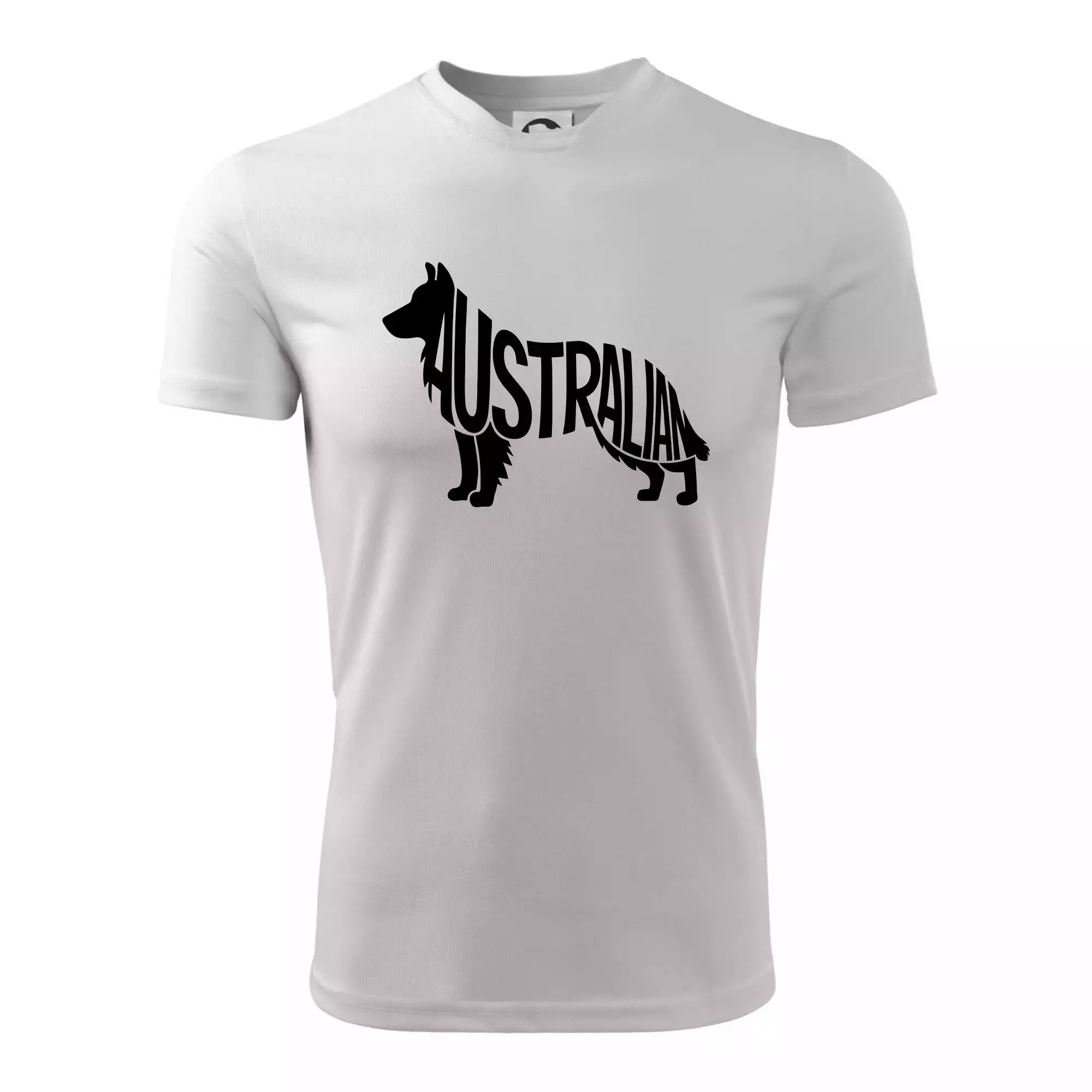 Australský Ovčák - nápis v těle