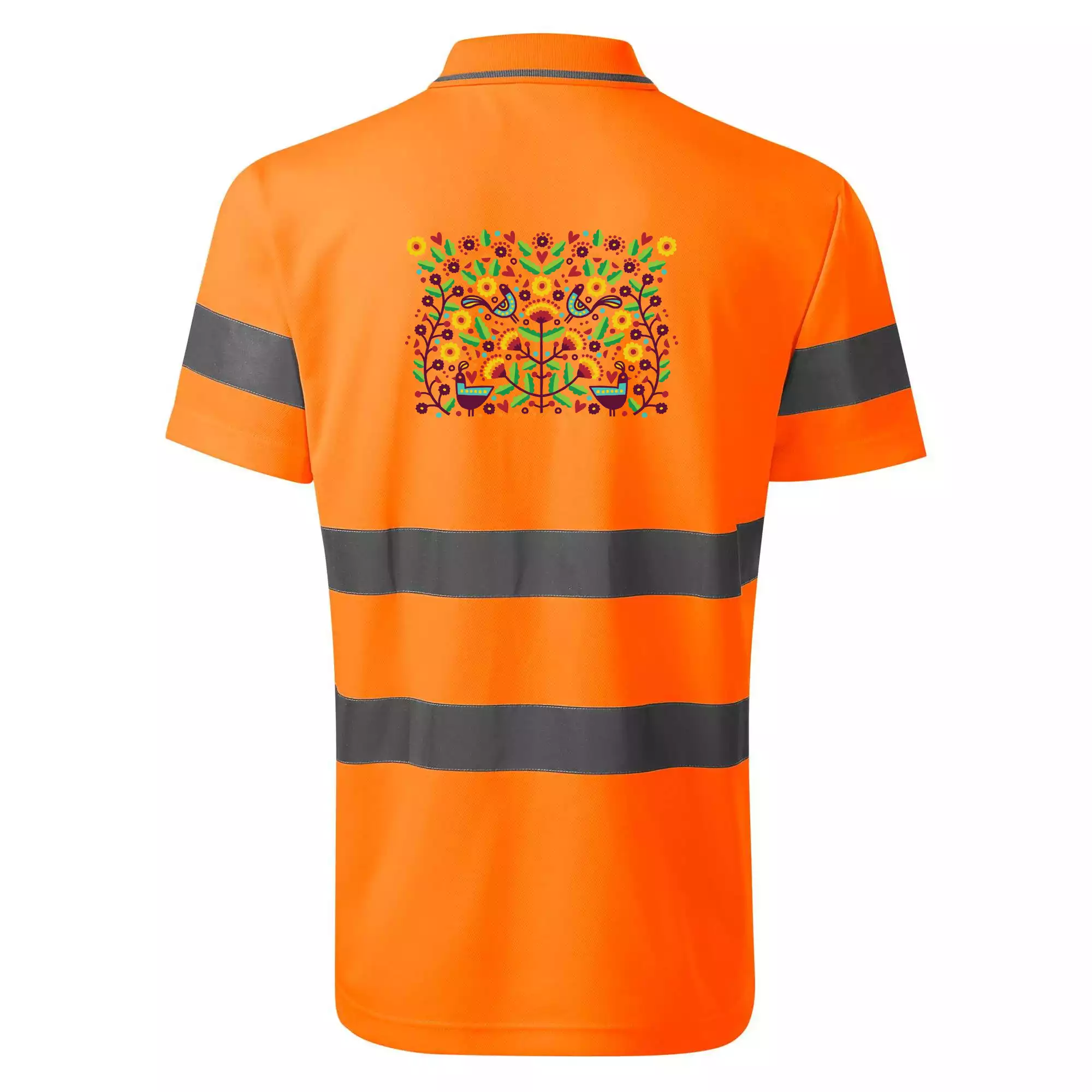 Folklor - barevně kvetiny obdélník