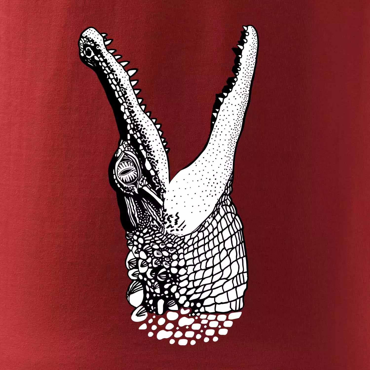 Krokodíl kreslený  (Pecka design)