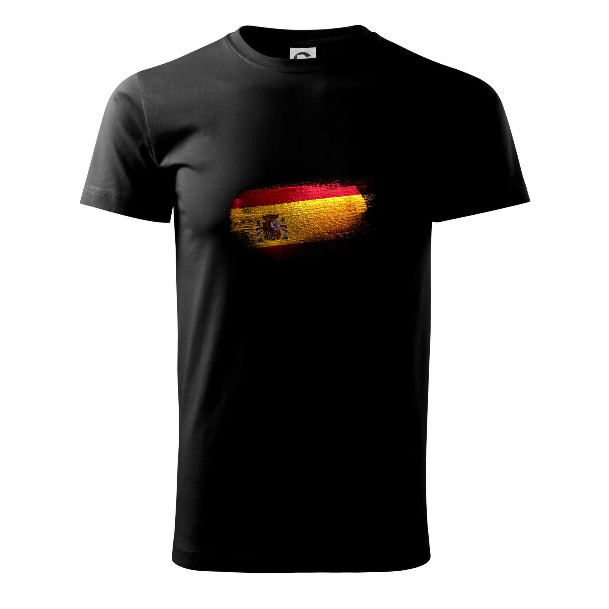 Ostatné mestá / miesta - Španielska vlajka ohryzaná - Tričko extra veľké  (5-8XL)