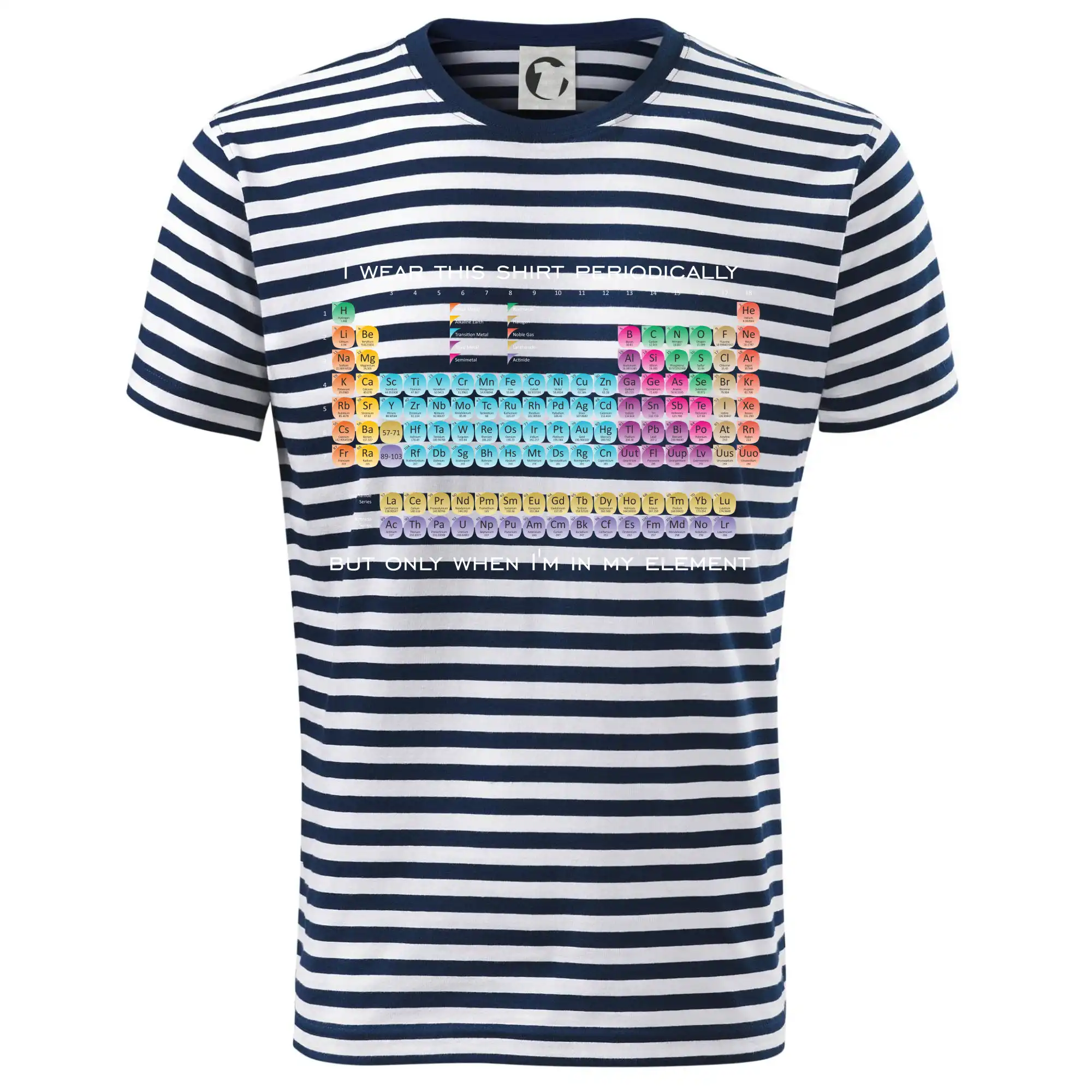 Periodické Tabuľky - I wear this shirt periodically but only when I'm in my element - Dětské triko na vodu