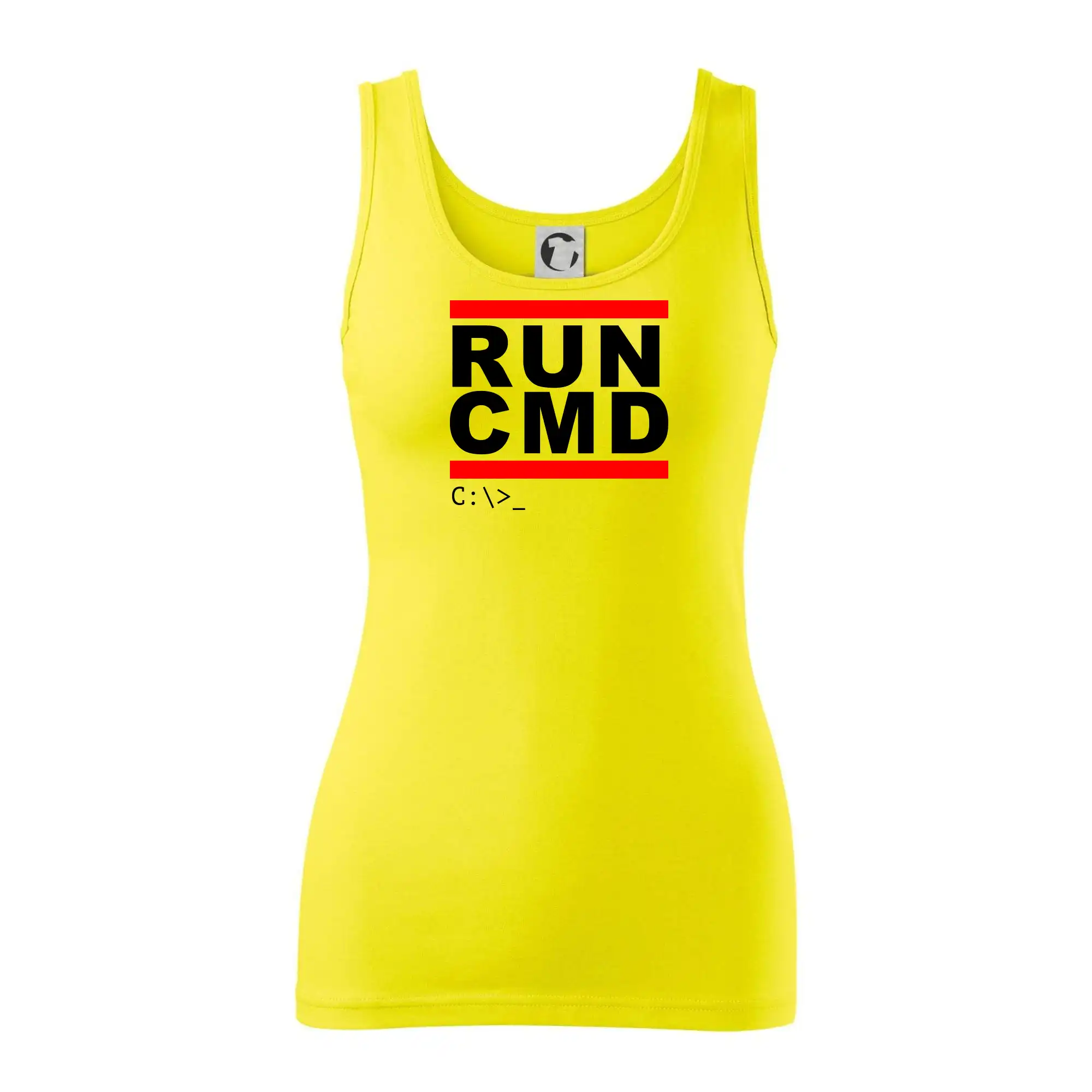 Tričká pre ajťákov - Run CMD - Dámske tielko