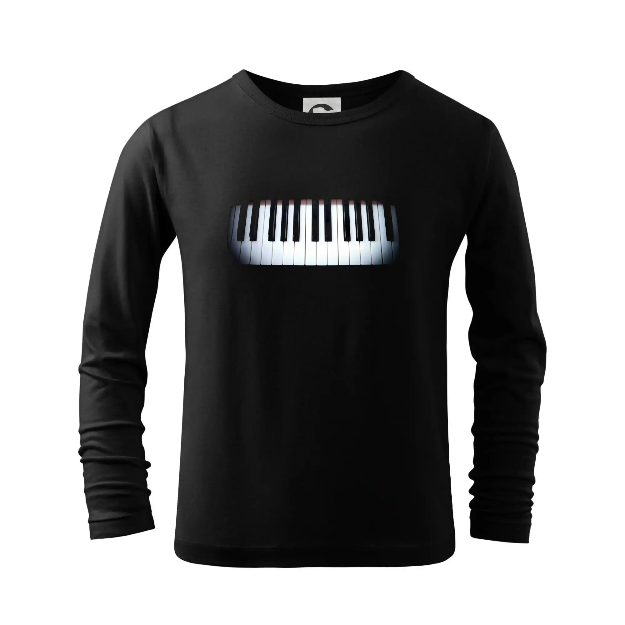 Piano v tme - Tričko detské Long Sleeve