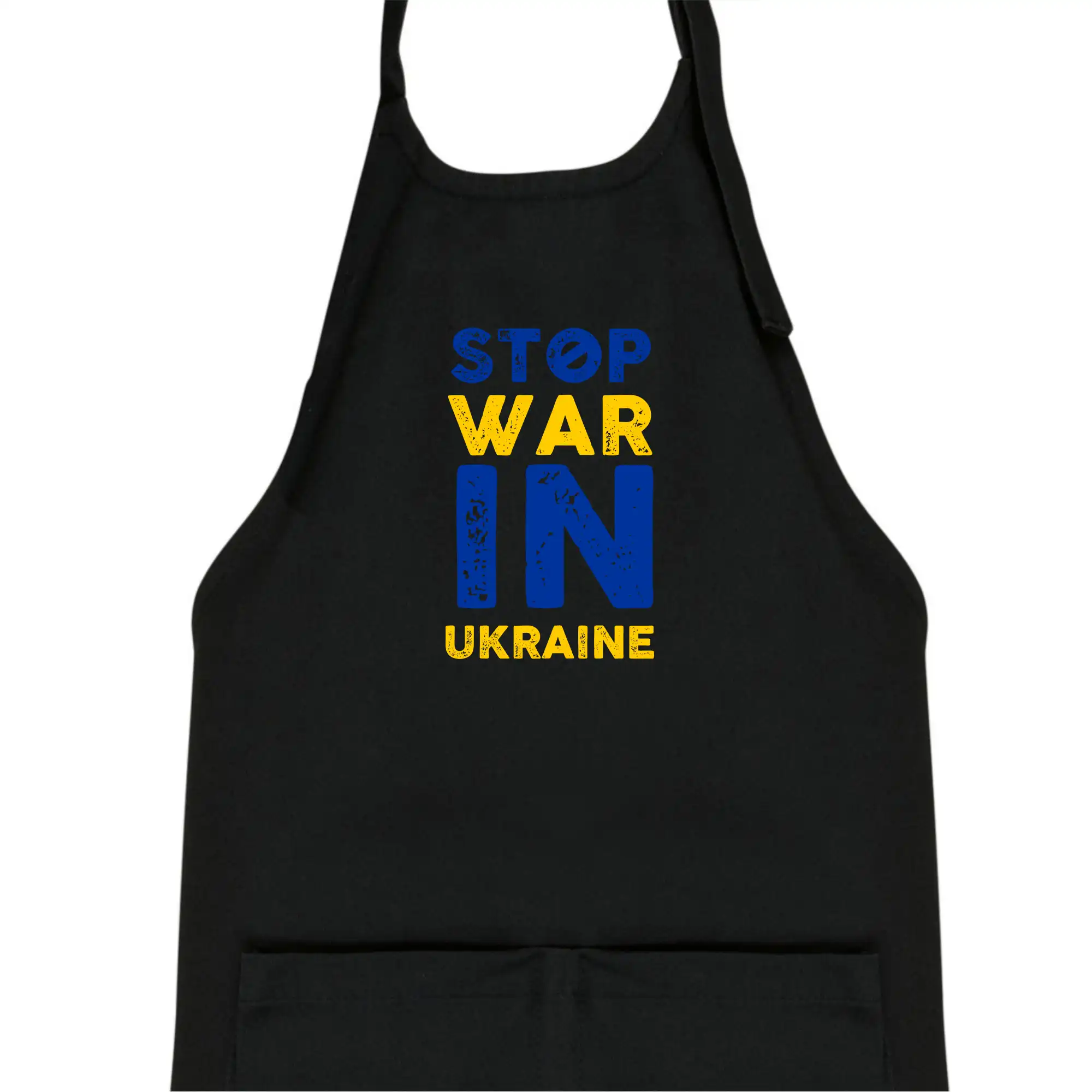 Barevný nápis Stop war in ukraine
