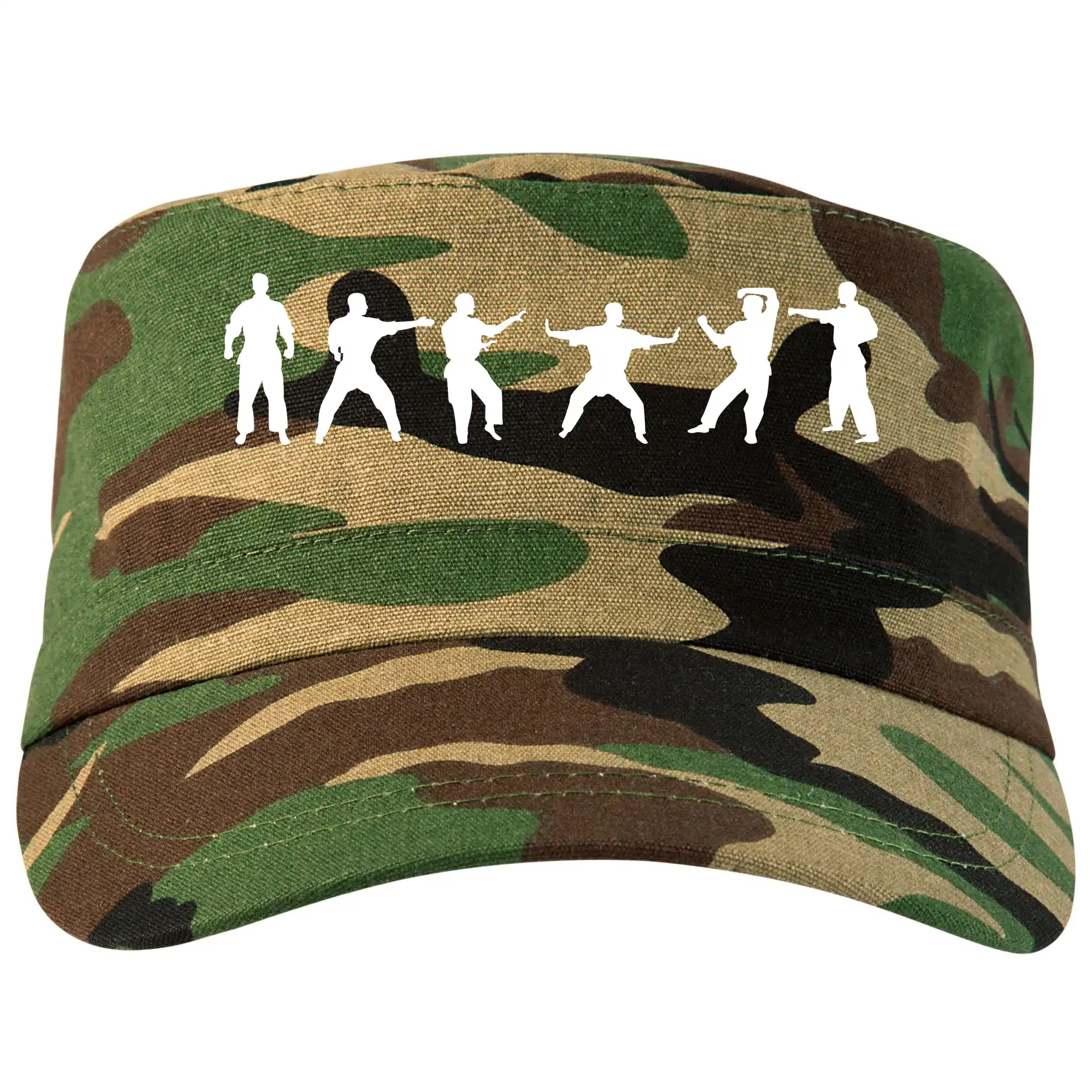 Tričká Karate - Karate postavy - Šiltovka CAMO