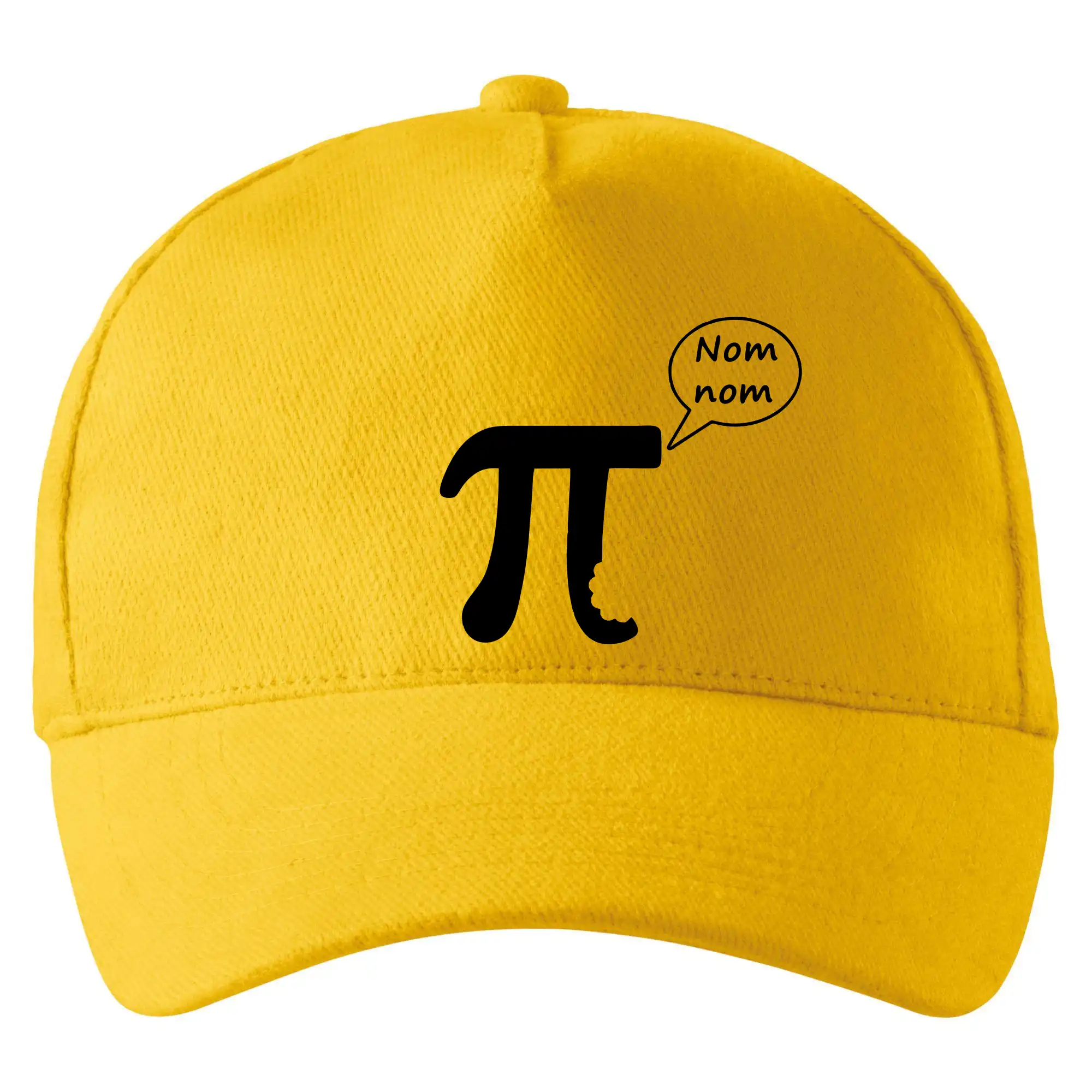 Vtipné tričká pre matematiky - Nakusnuté Pí - Šiltovka so zahnutým šiltom a mosaznou sponou
