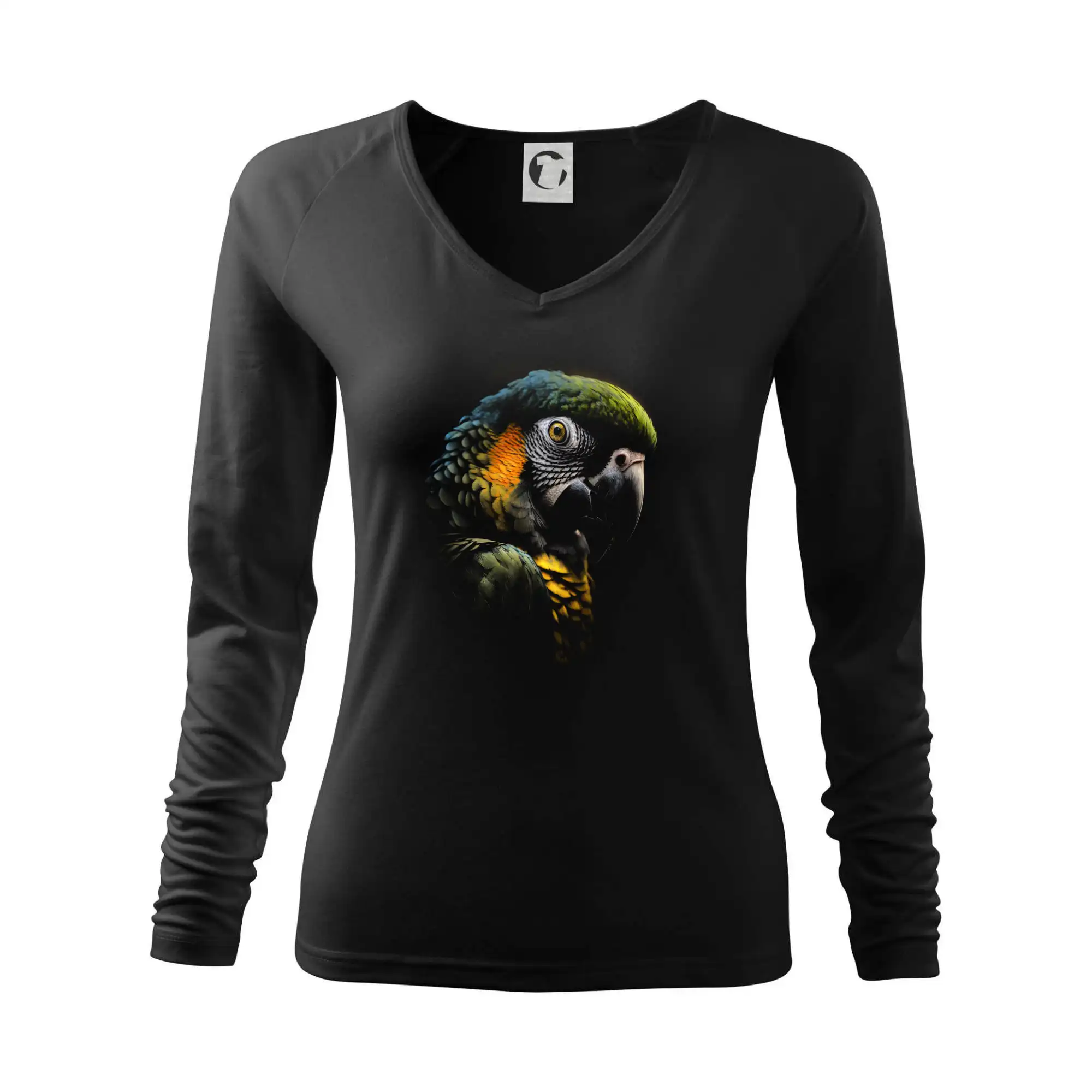 Tričko s motívmi vtákov - Papagáj fotka - Tričko dámske Elegance