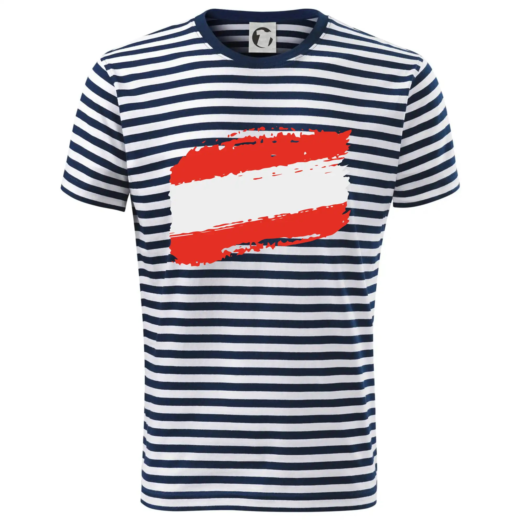 Motívy štátnych vlajok - Rakúsko vlajka - Dětské triko na vodu