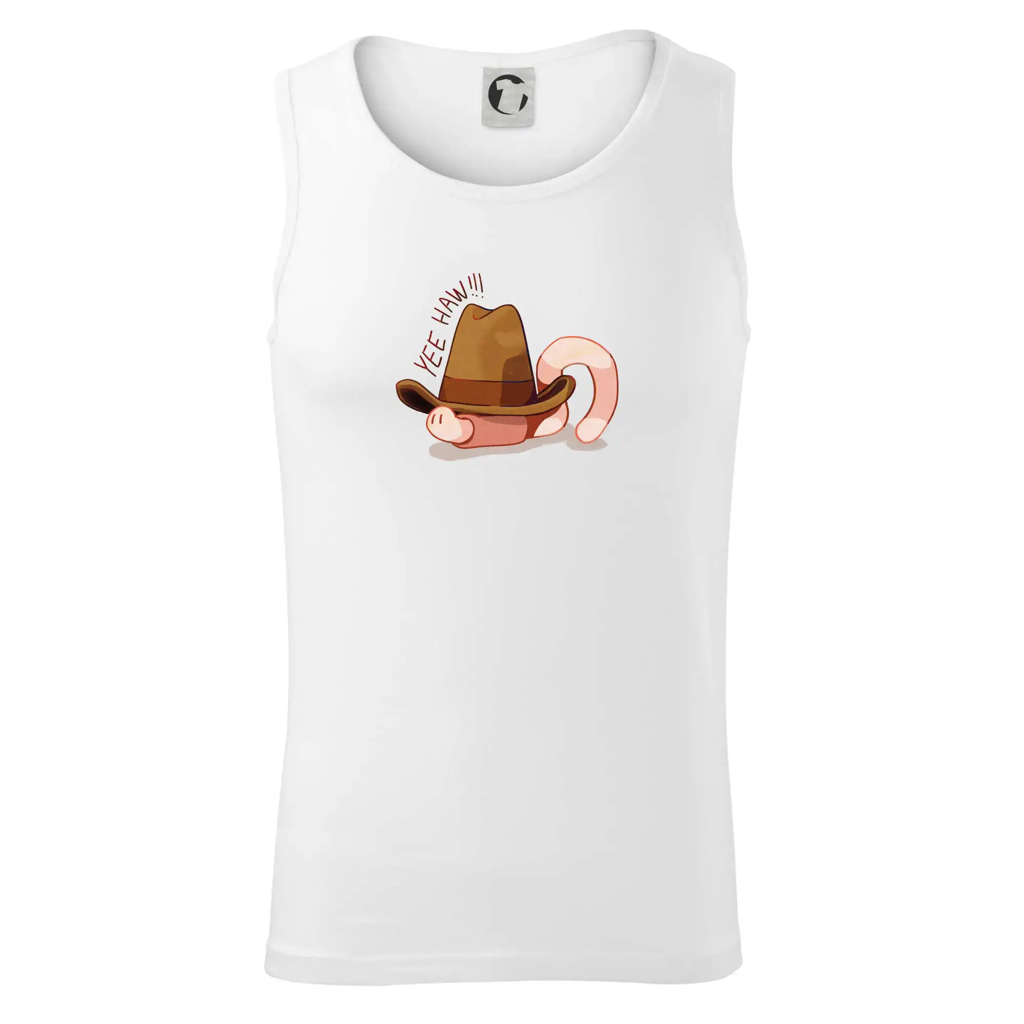 Grafické tričká - Dážďovka cowboy (Alexis Citrine) - Tielko pánske Core