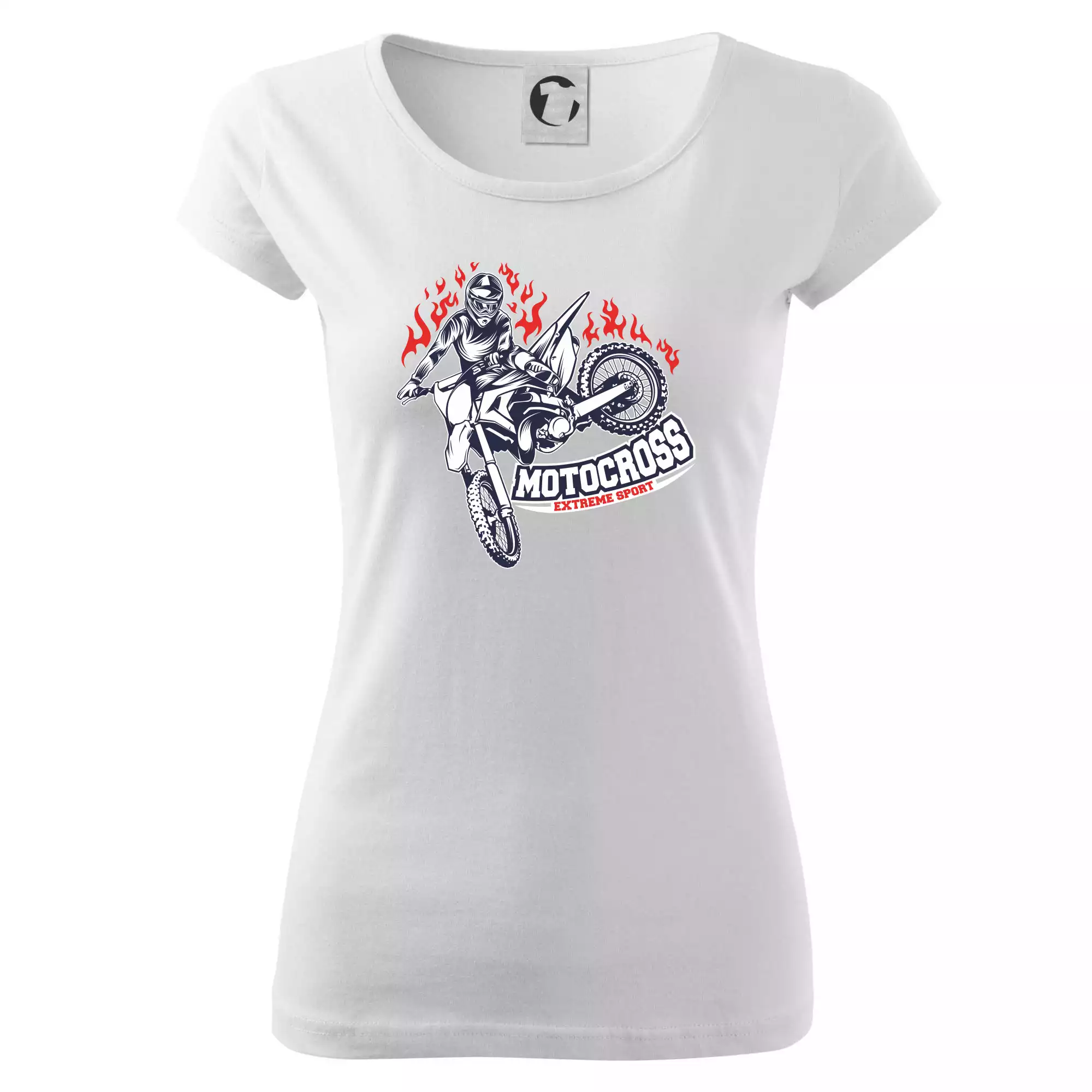 Motocross extreme sport fire