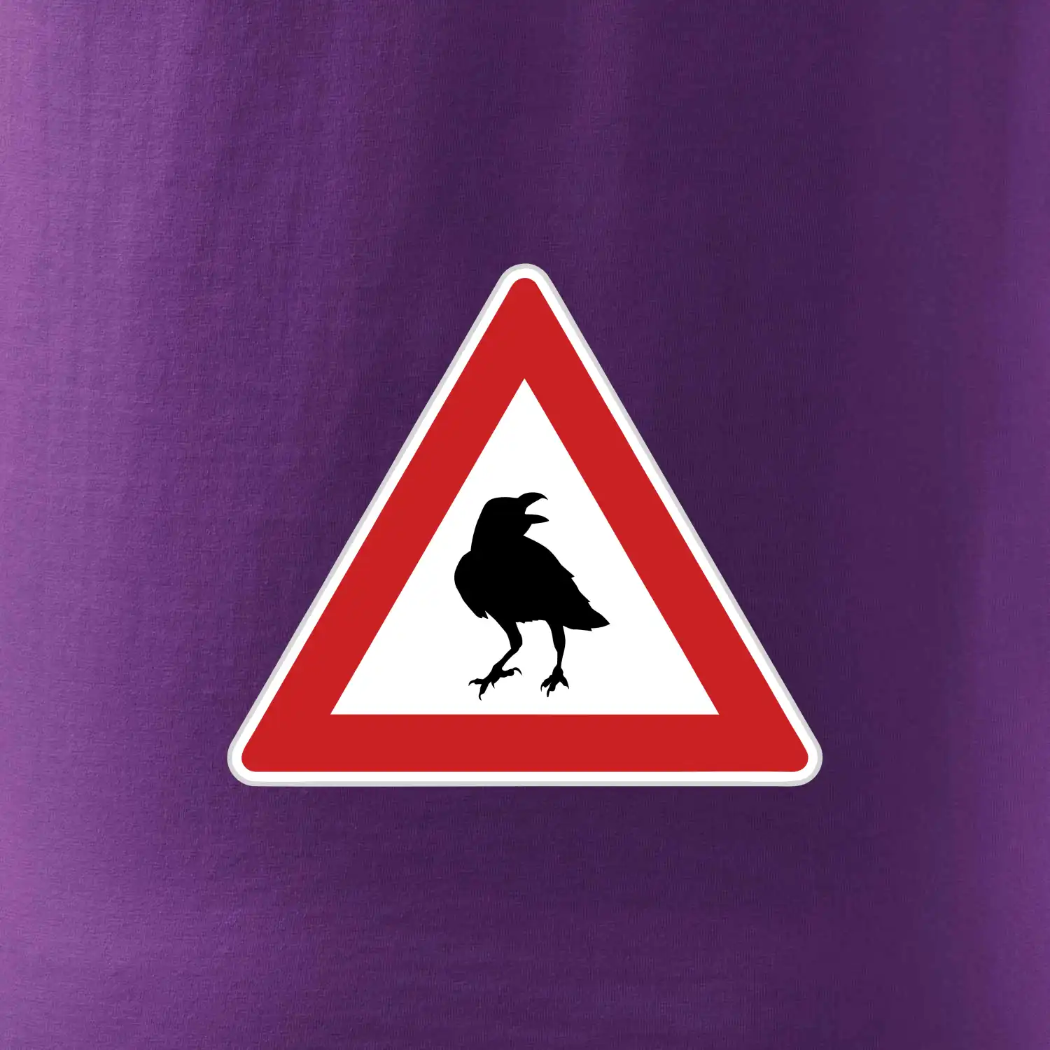 Dopravní značka - Pozor havran