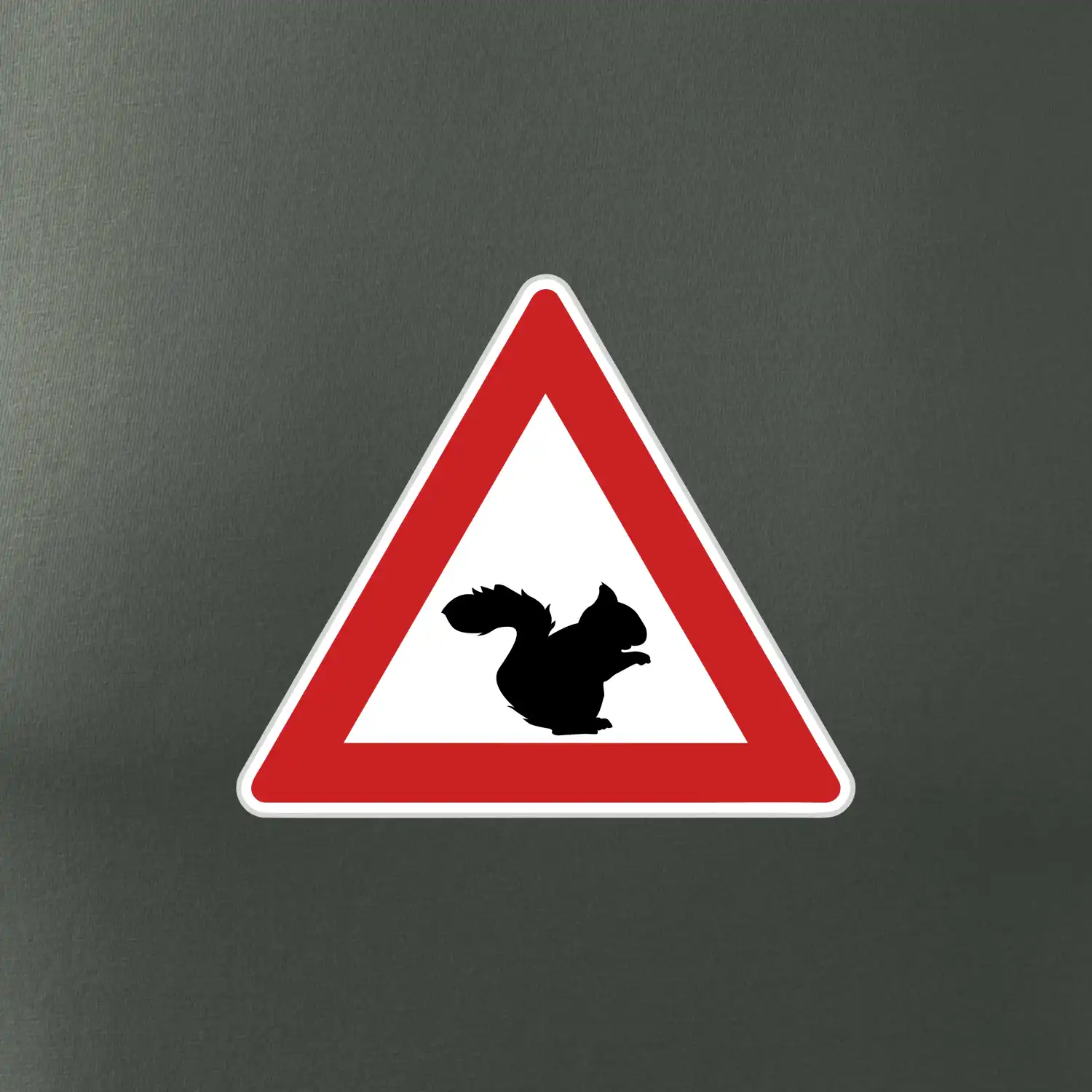 Dopravní značka - Pozor veverka